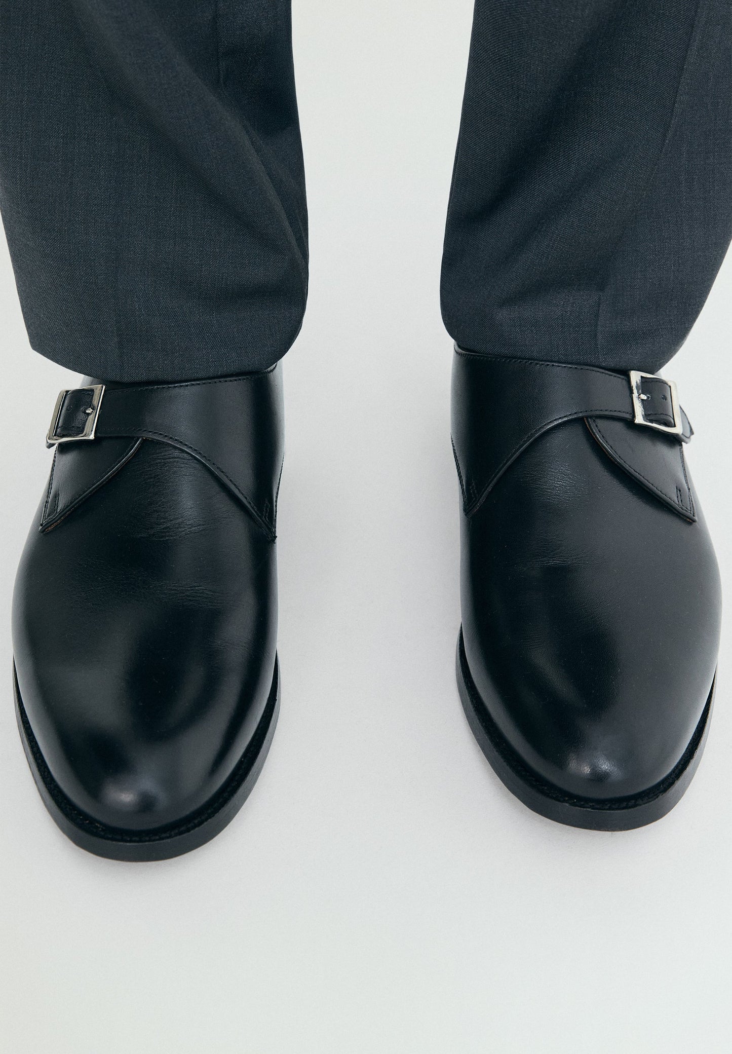 LEATHER MONK SHOES
