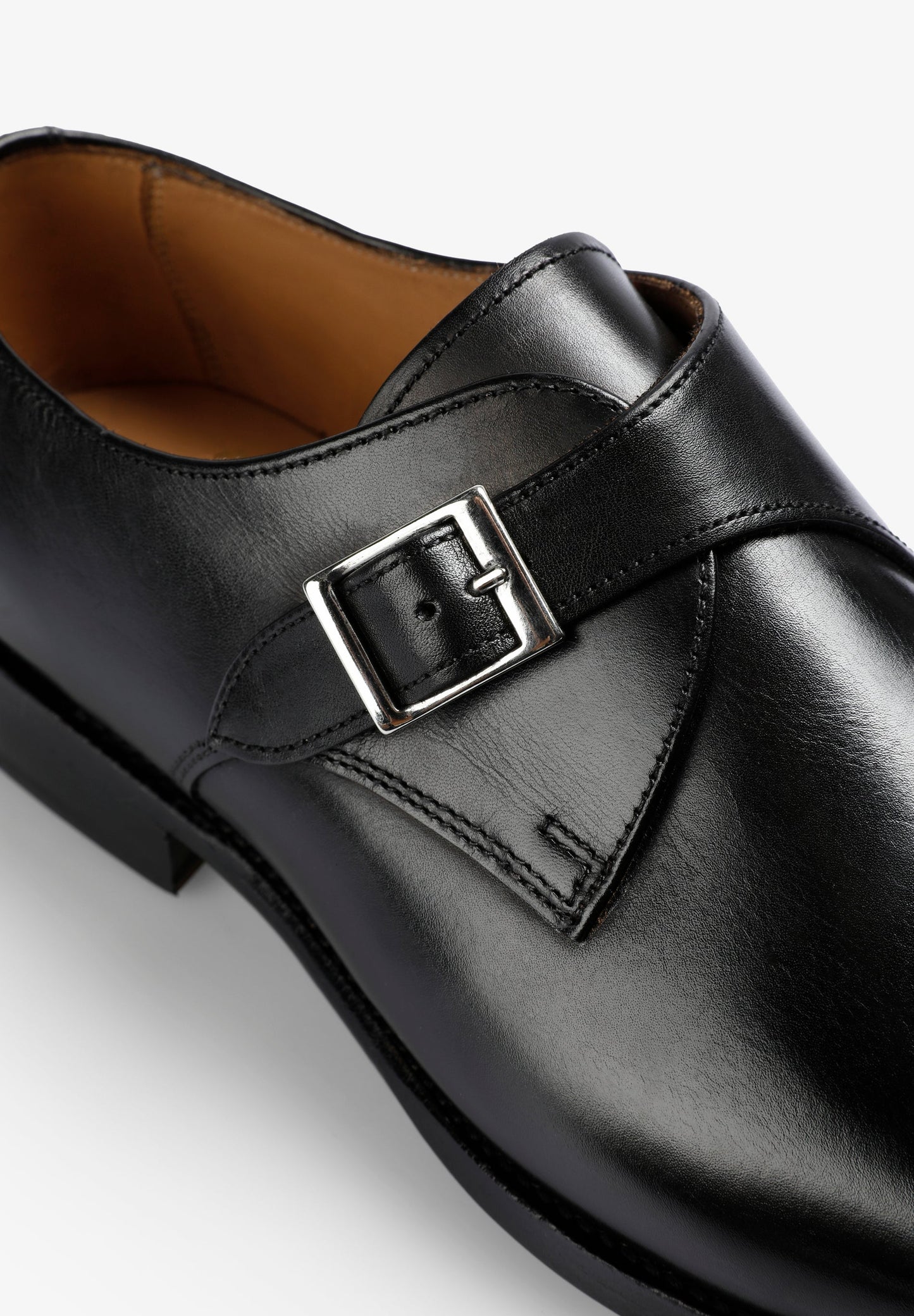 LEATHER MONK SHOES