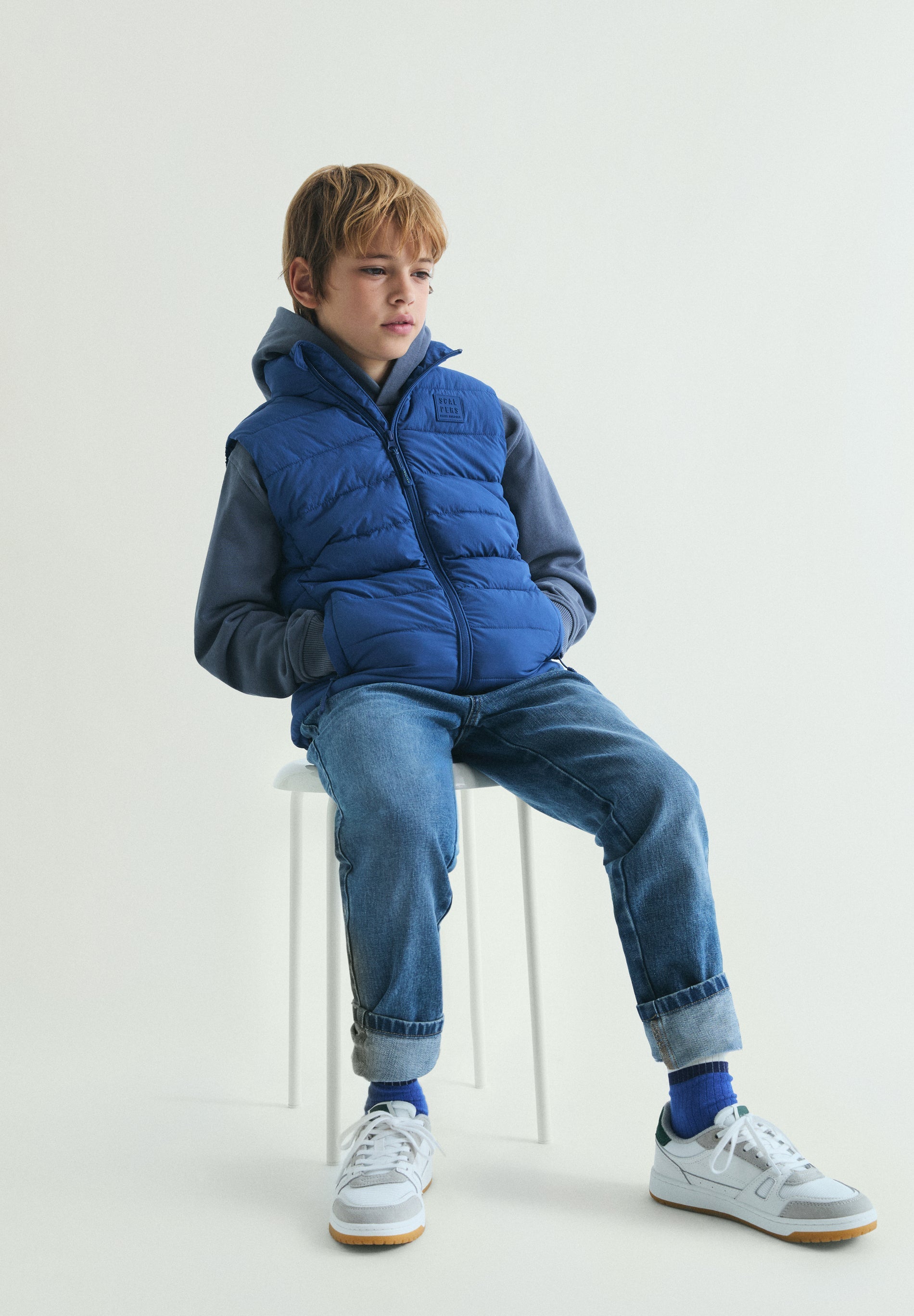 GILET TRAPUNTATO CERNIERA