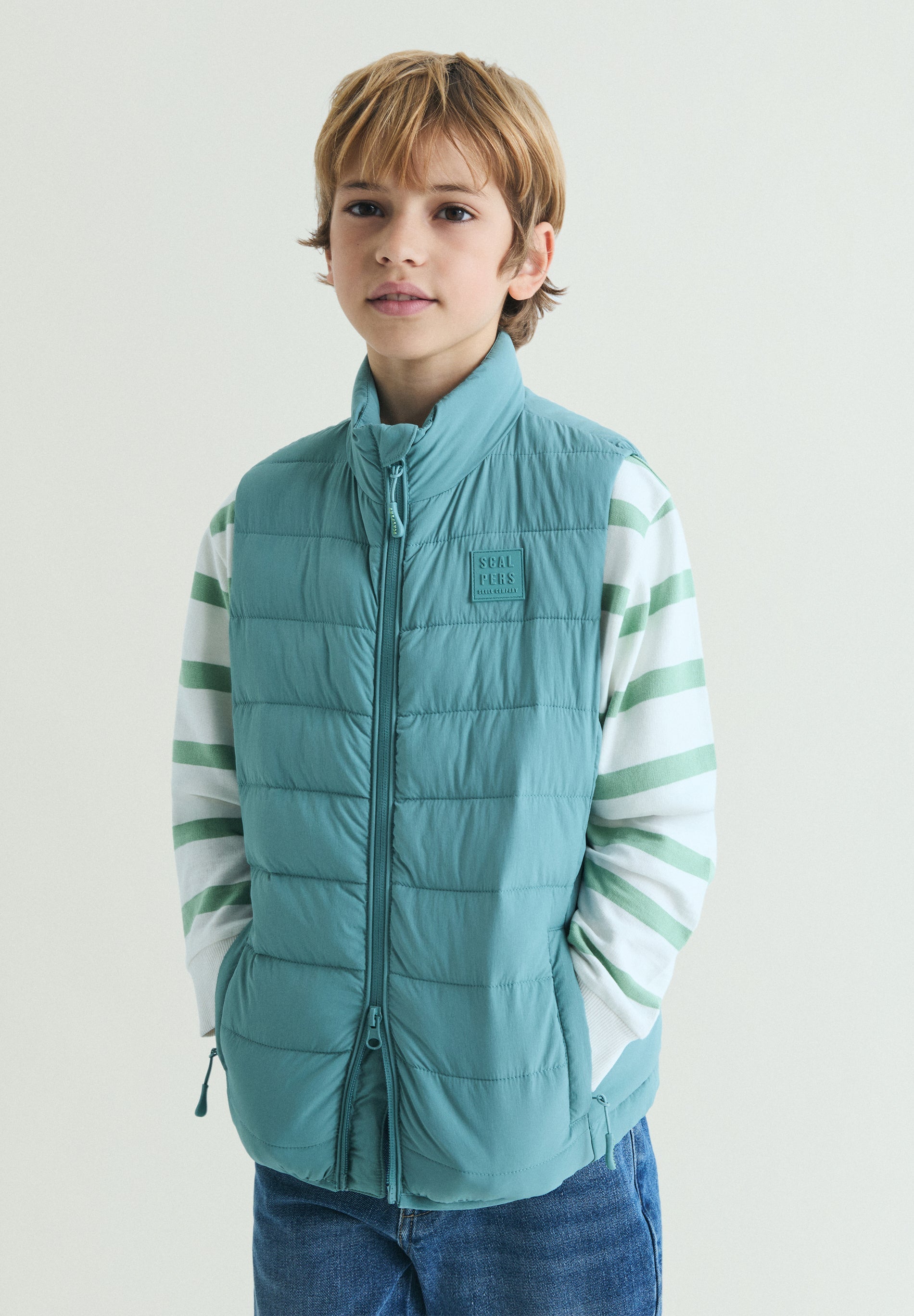 GILET TRAPUNTATO CERNIERA