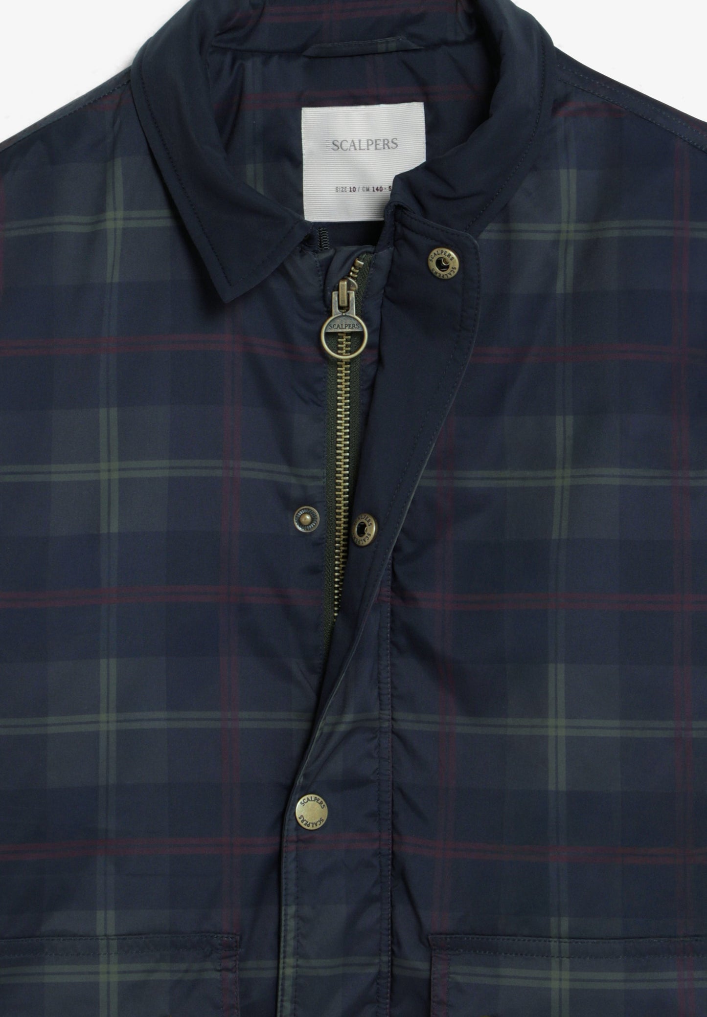 CHECK WAXED JACKET