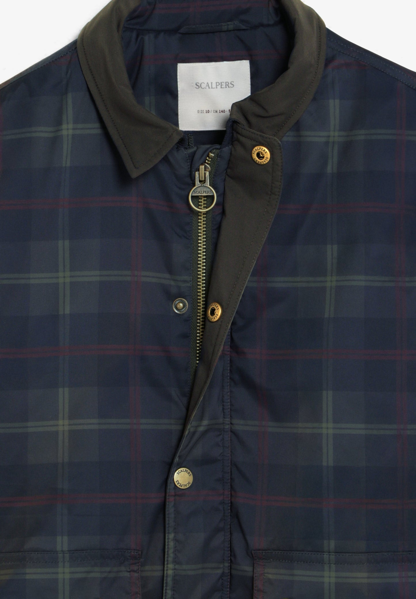 CHECK WAXED JACKET