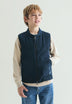 GILET DENIM CON CERNIERA