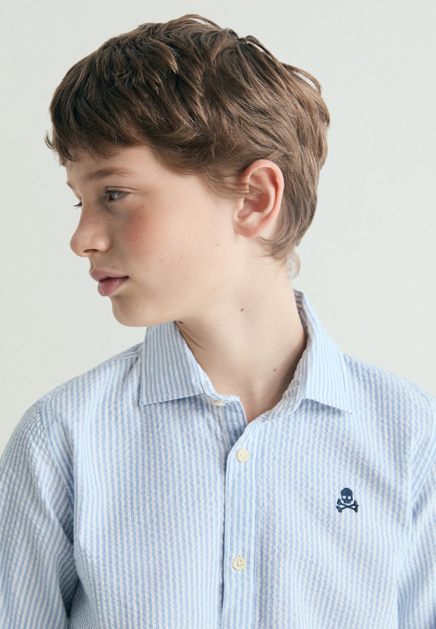 CAMICIA POLO RIGHE TESCHIO