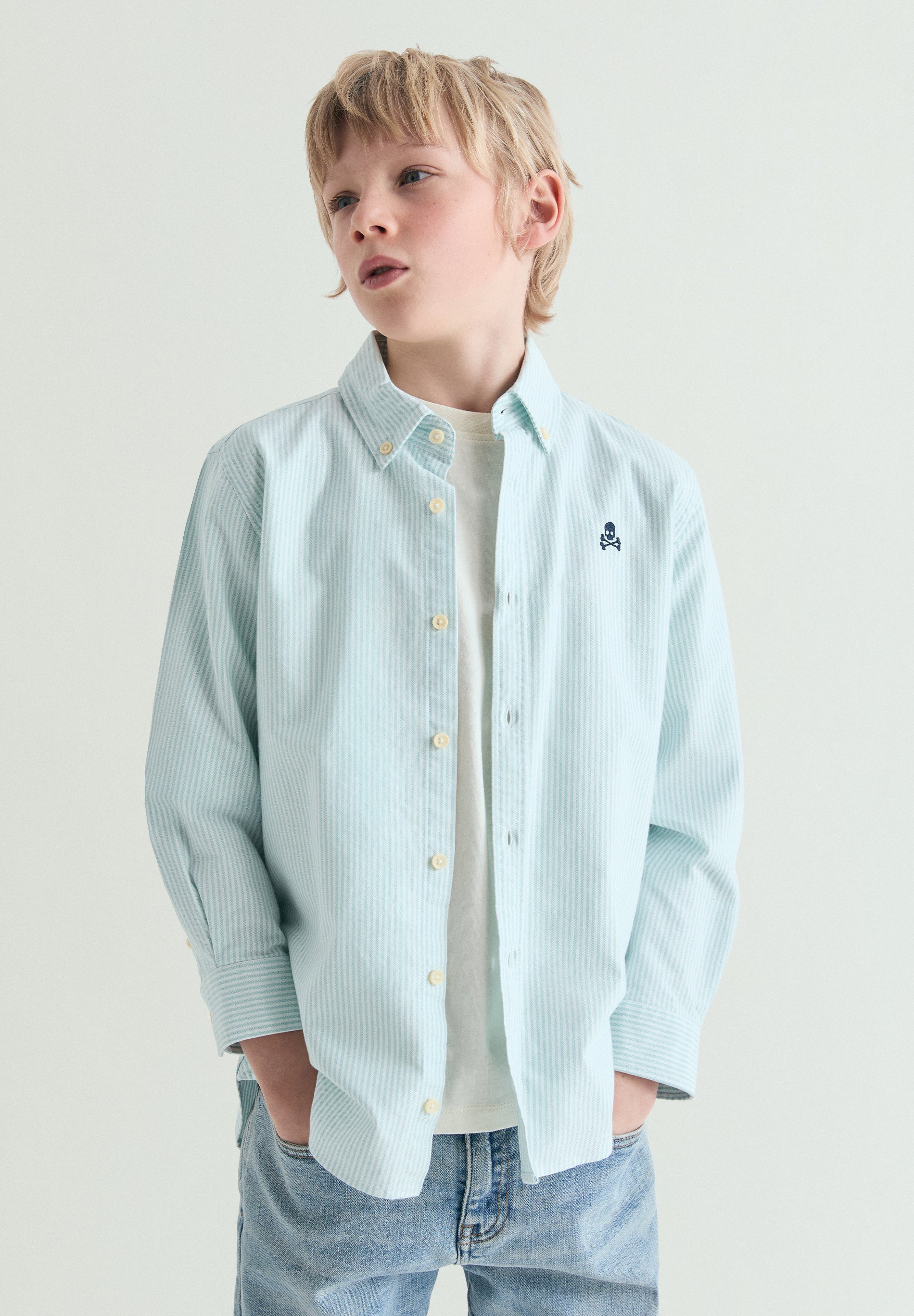 STRIPED OXFORD SHIRT