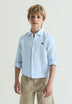 CAMICIA LINO RIGHE
