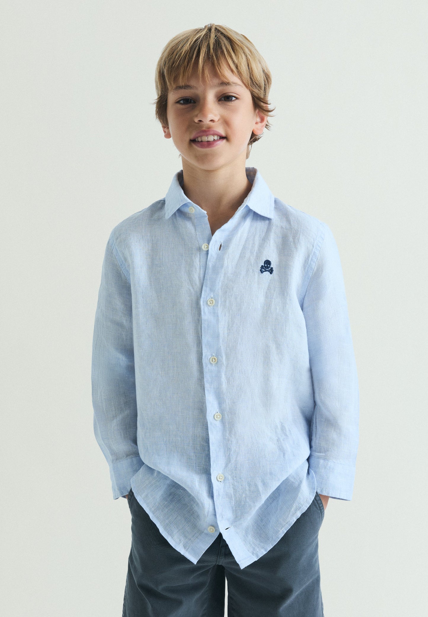 CHEMISE LIN RAYURES
