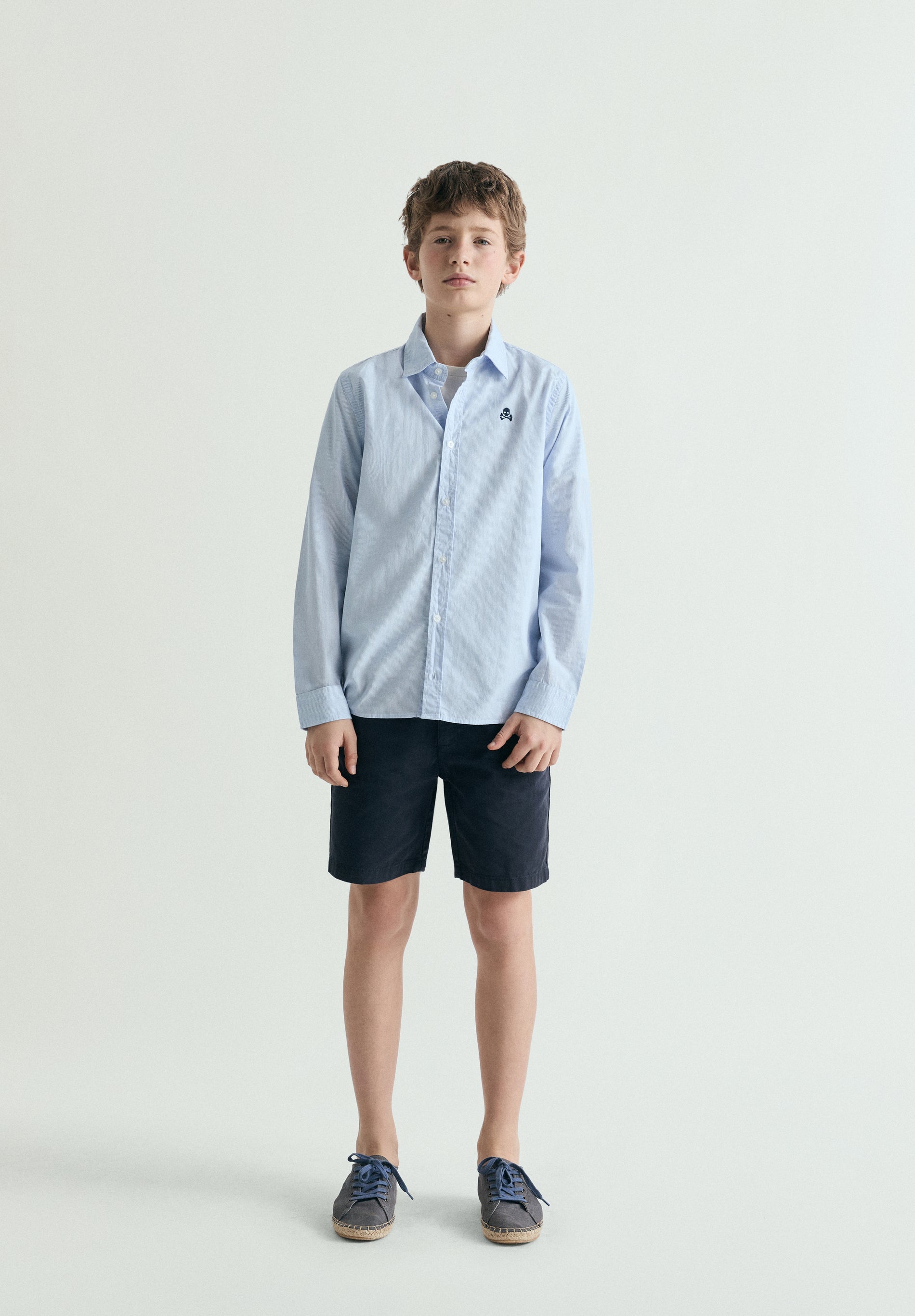 REGULAR FIT SKULL SHIRT