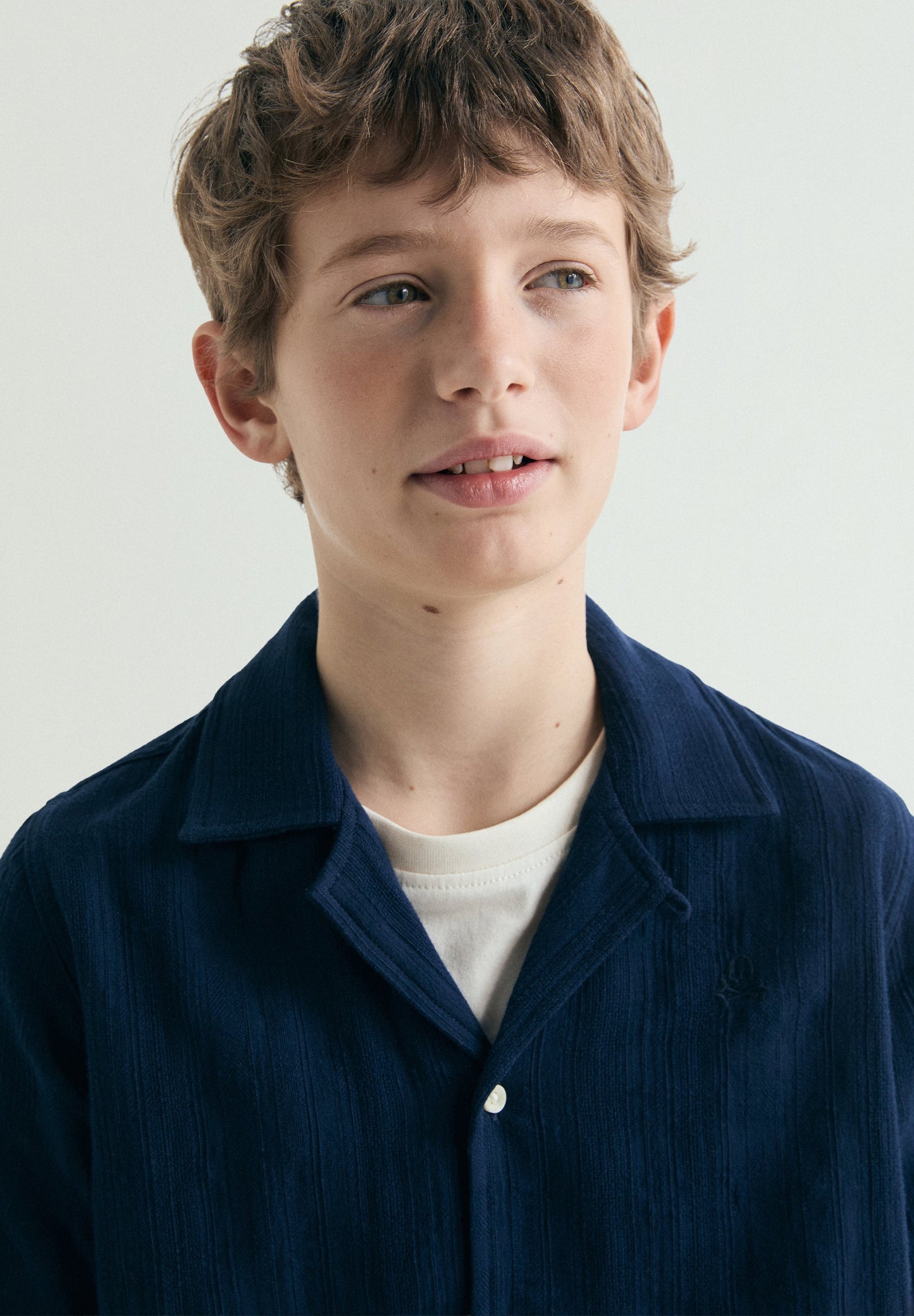 TEXTURED COTTON SHIRT