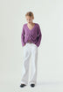 WIDE-LEG-JEANS MIT NÄHTEN