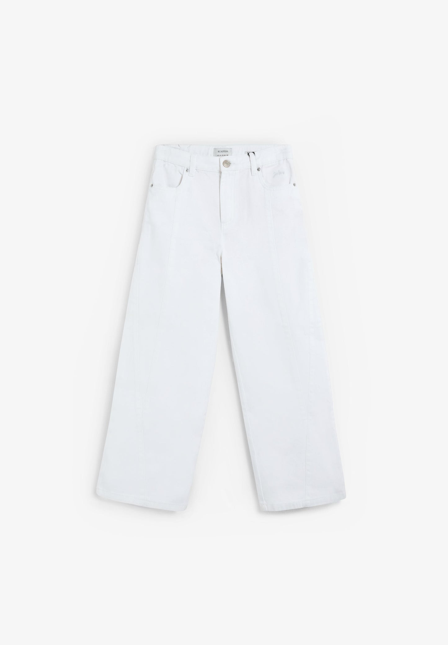WIDE-LEG-JEANS MIT NÄHTEN