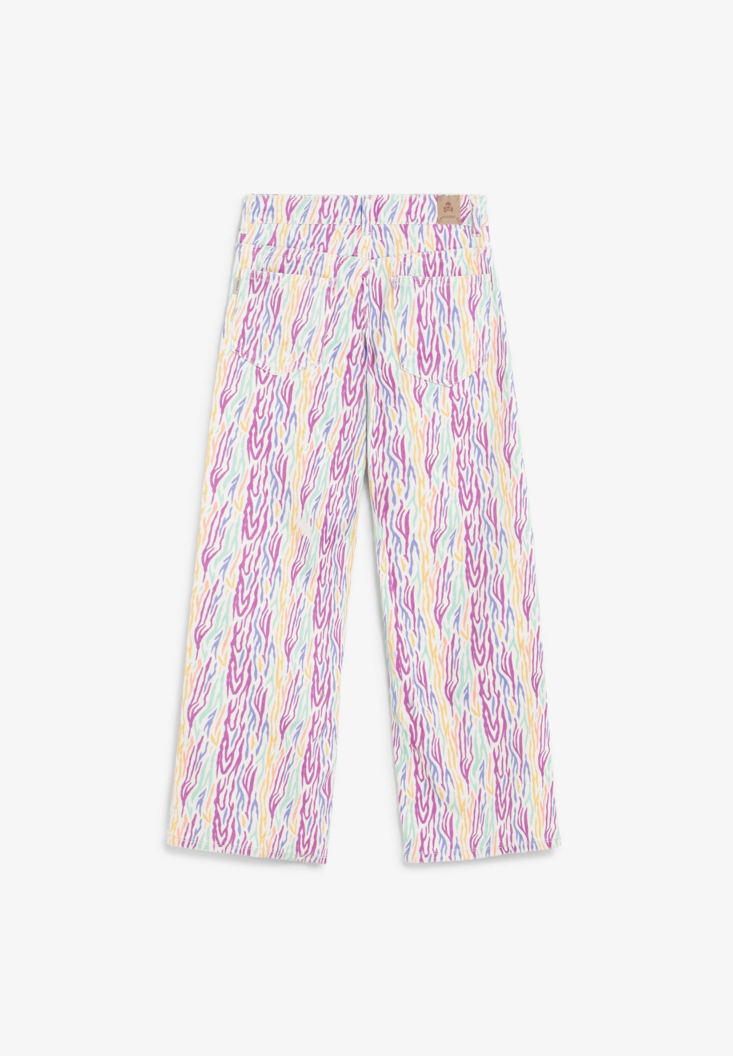 PANTALON WIDE LEG MULTICOLORE