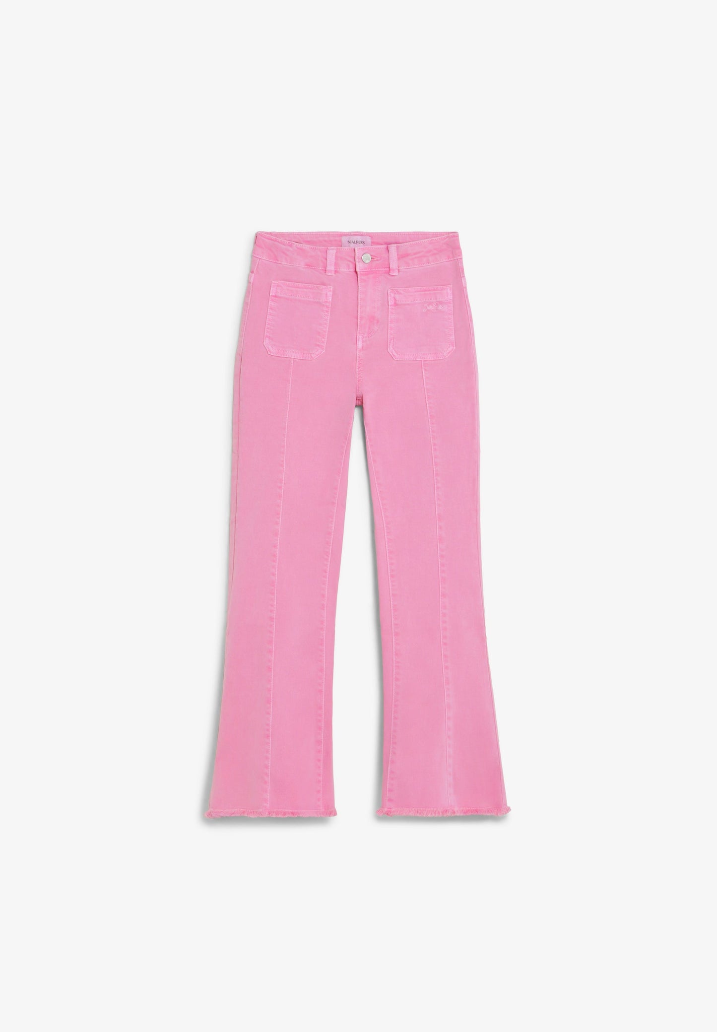 FLARED TROUSERS WITH SEAMS