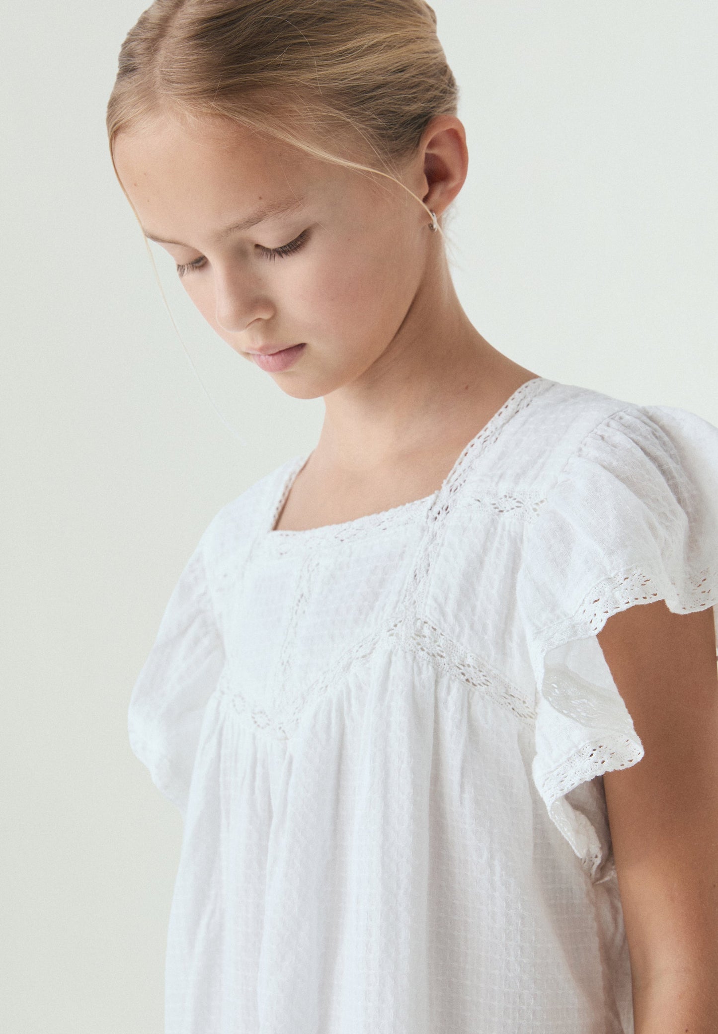 COTTON DRESS WITH DETAILS