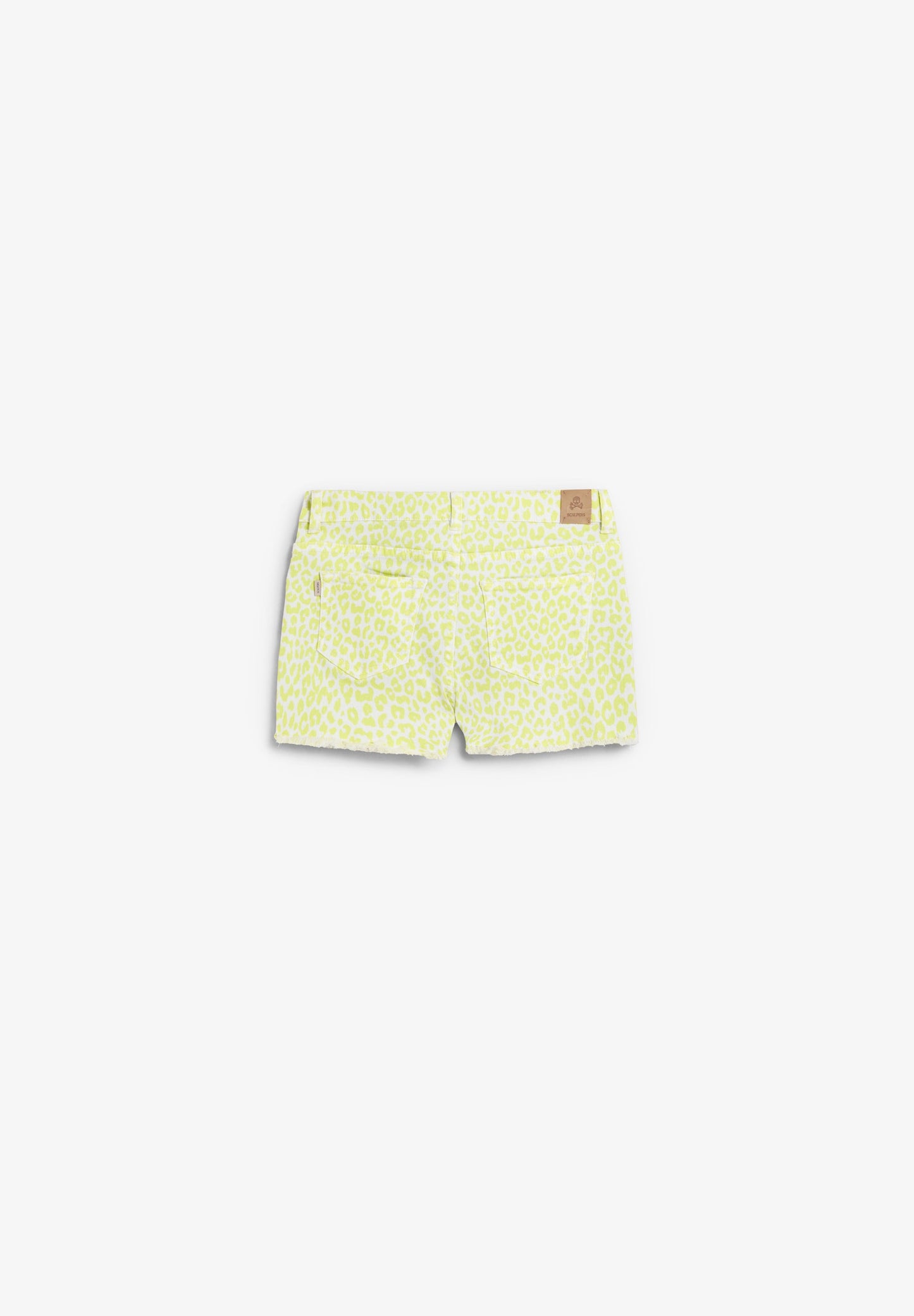 SHORTS MIT ANIMAL-PRINT UND KNÖPFEN