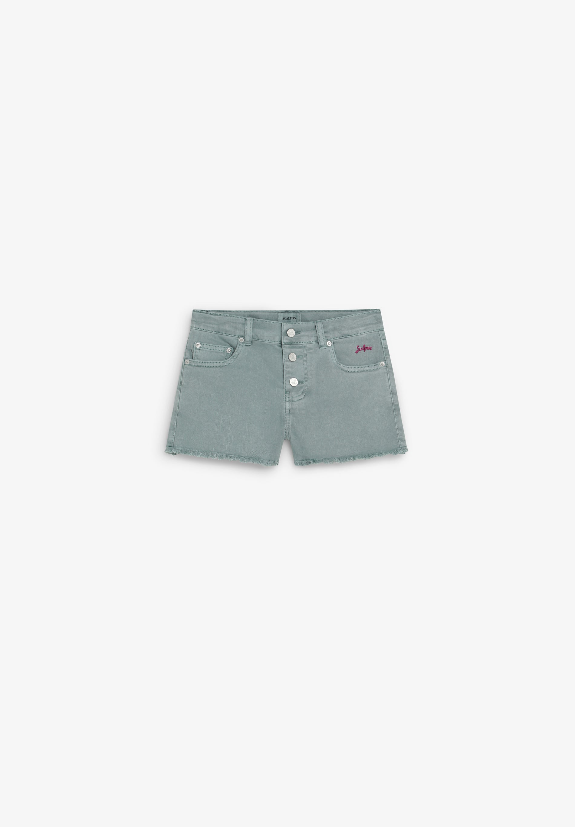 SHORTS AUS DENIM IN VERWASCHENER OPTIK