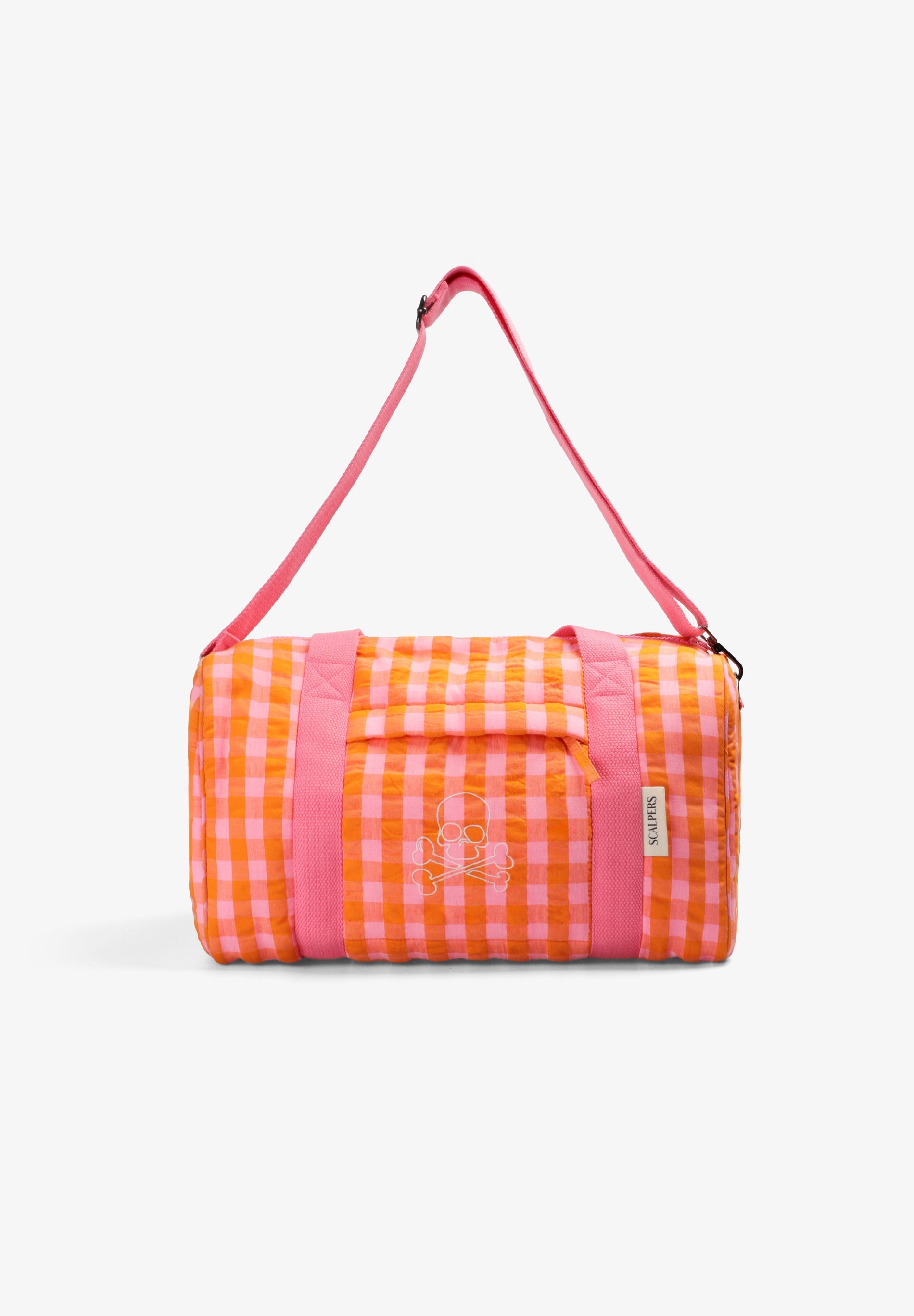 GINGHAM DUFFLE BAG