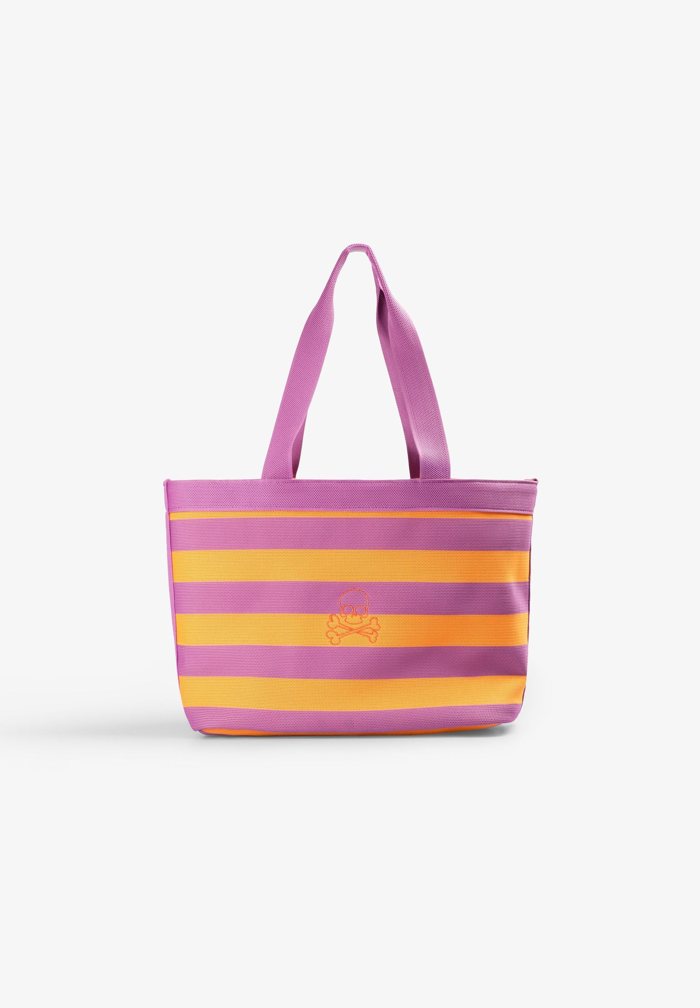 TASCHE MIT STREIFEN UND ZWEI TRAGEGURTEN