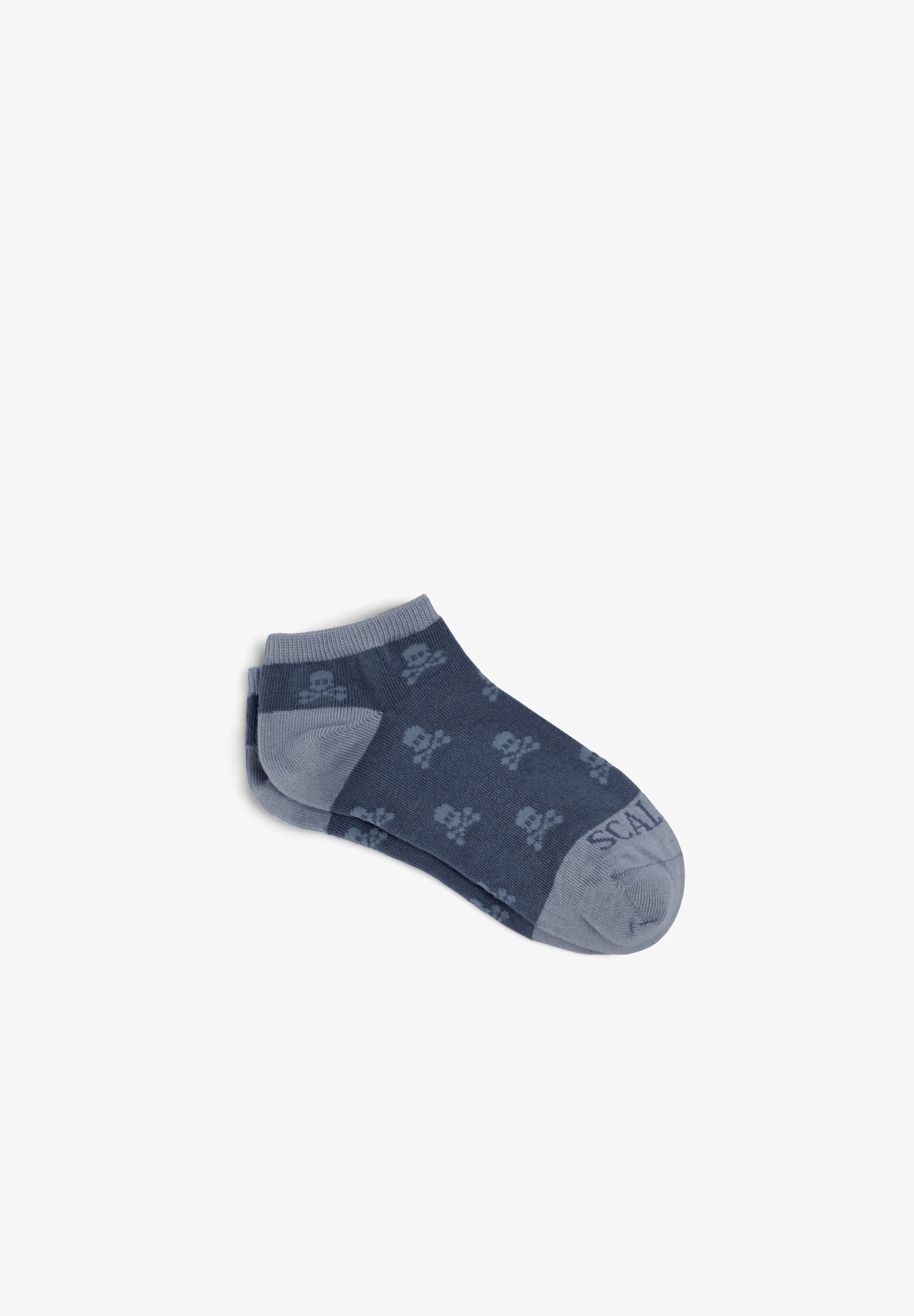 SKULL PRINT ANKLE SOCKS