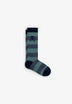 SOCKEN MIT STREIFEN UND HOHEM SCHAFT