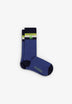 SOCKEN MIT KONTRASTFARBENEN STREIFEN