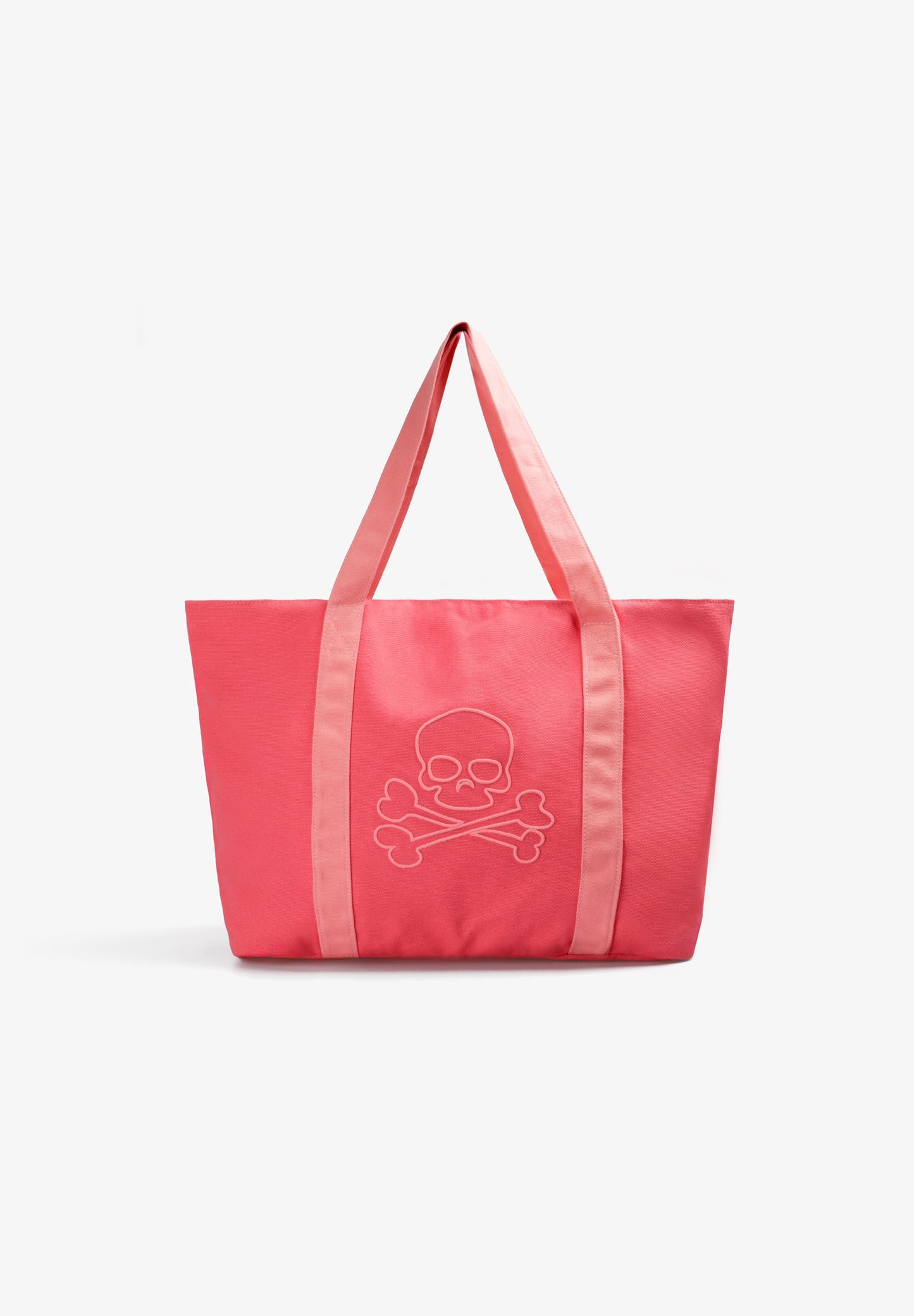CONTRAST SKULL TOTE BAG