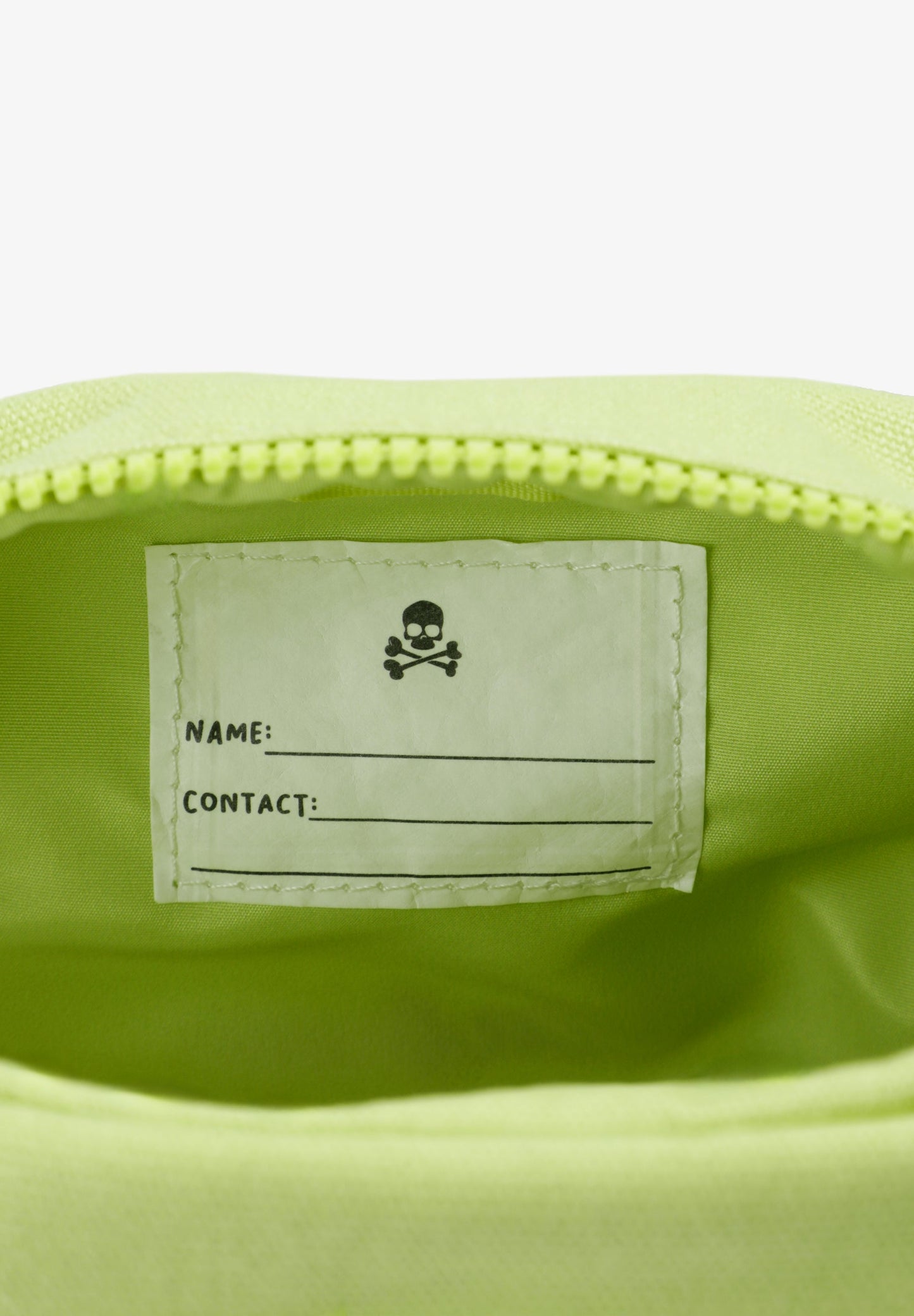 GLITTER SKULL TOILETRY BAG