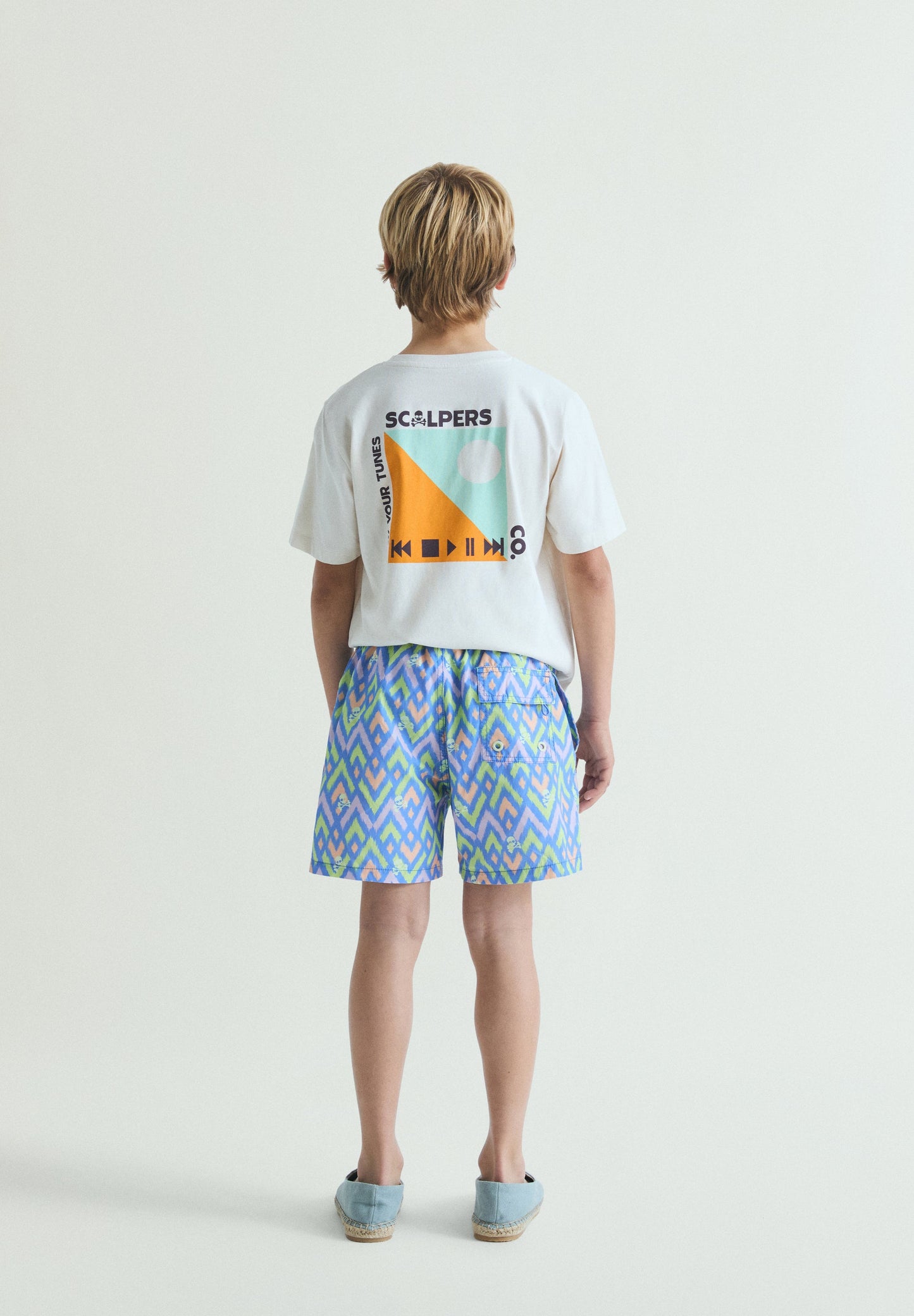 IKAT PRINT SWIMMING TRUNKS