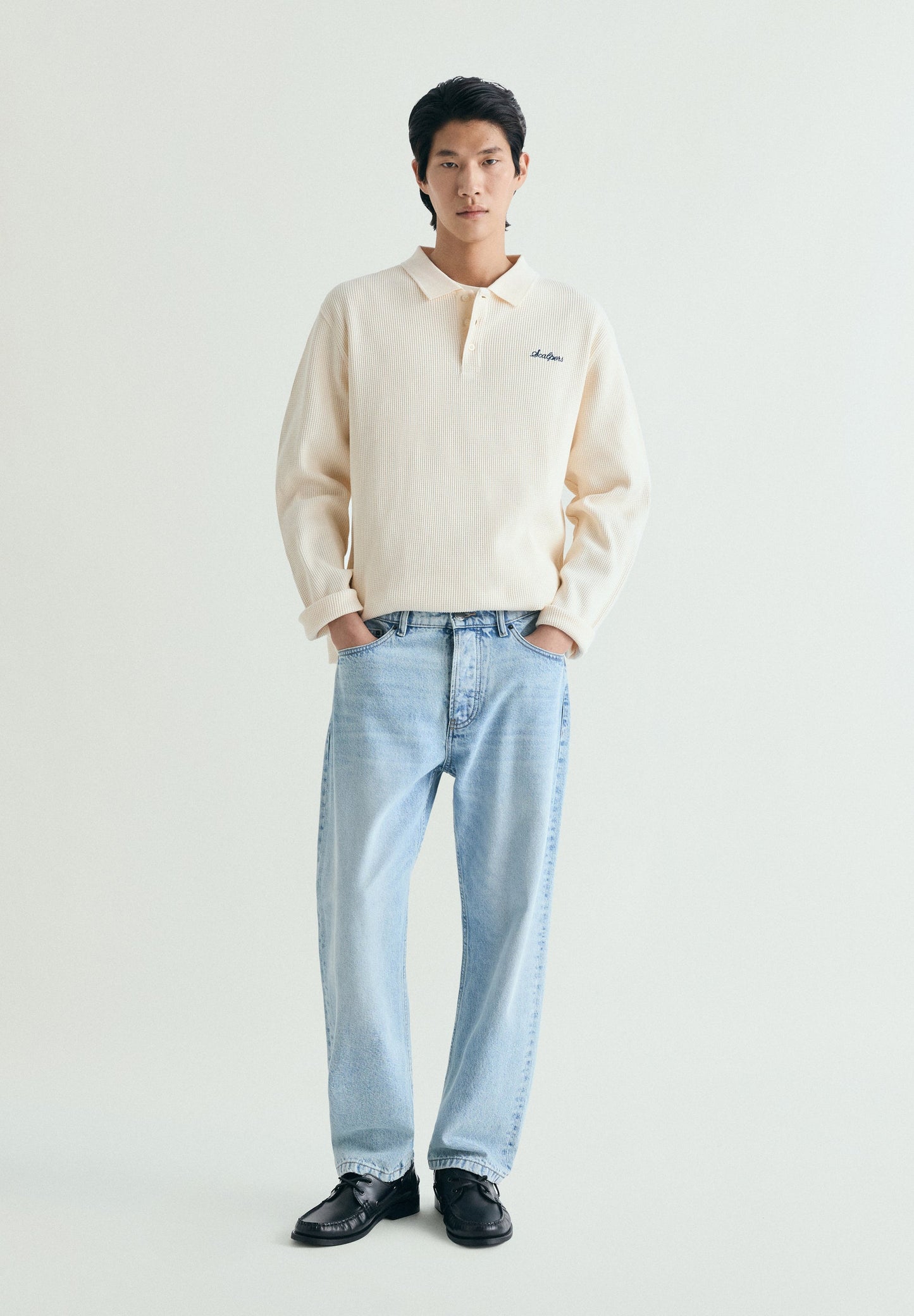 FELPA STILE POLO WAFFLE