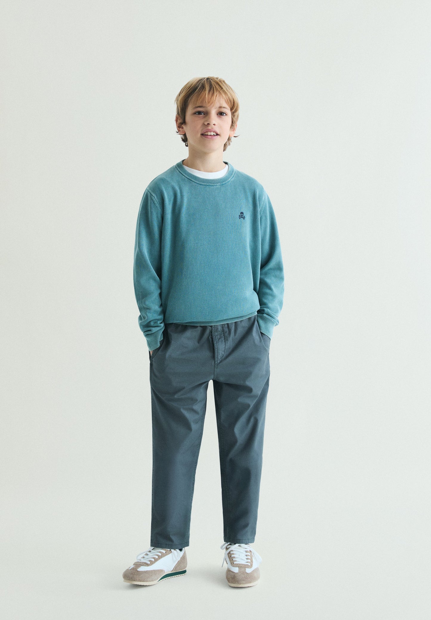 MAGLIA DI COTONE COLLO ROTONDO