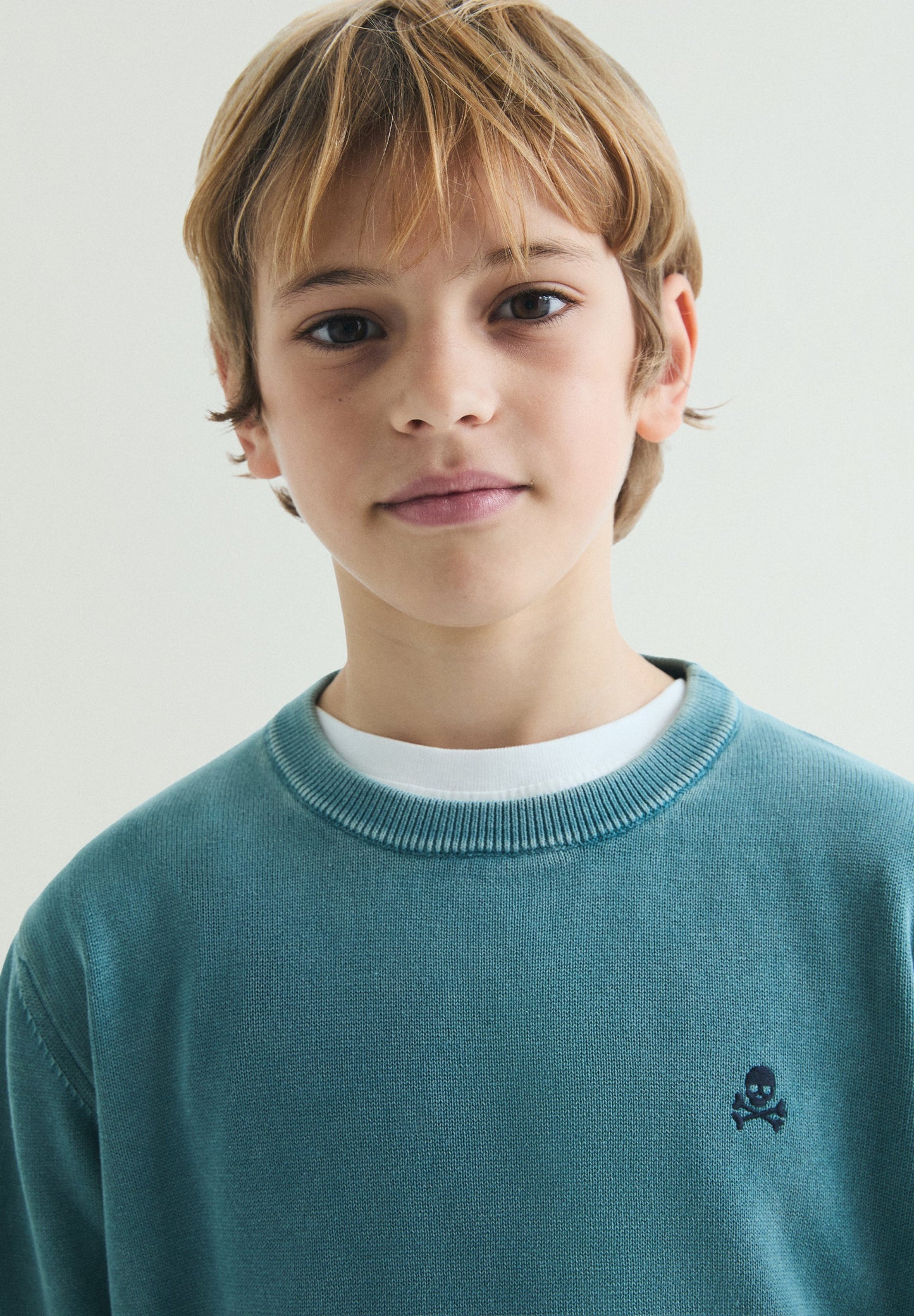 MAGLIA DI COTONE COLLO ROTONDO