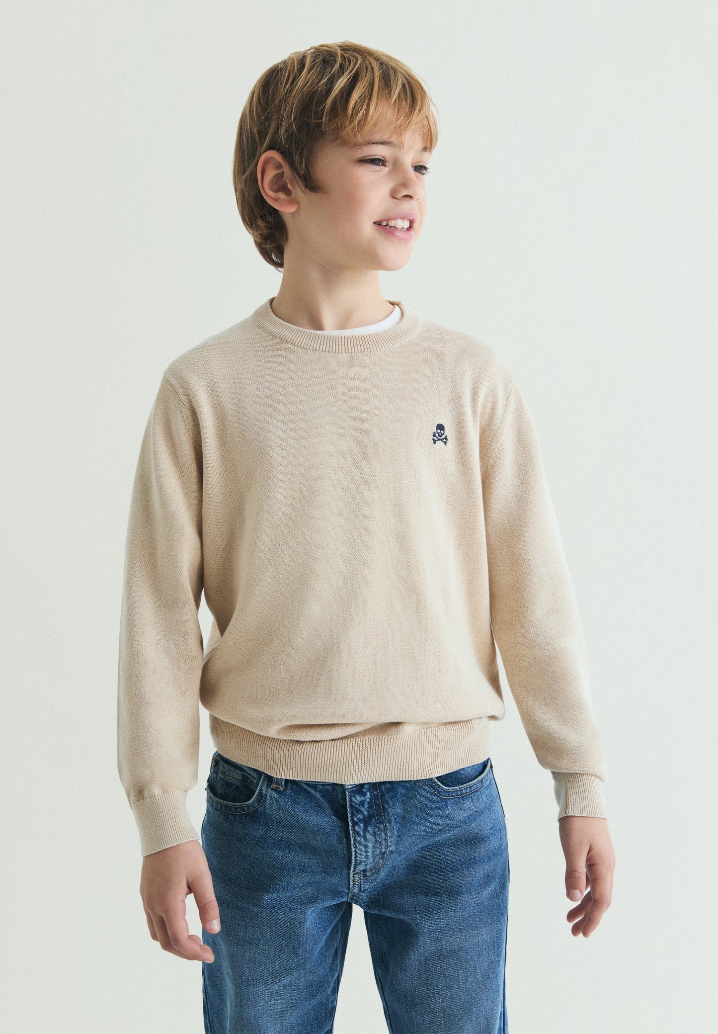MAGLIA DI COTONE COLLO ROTONDO