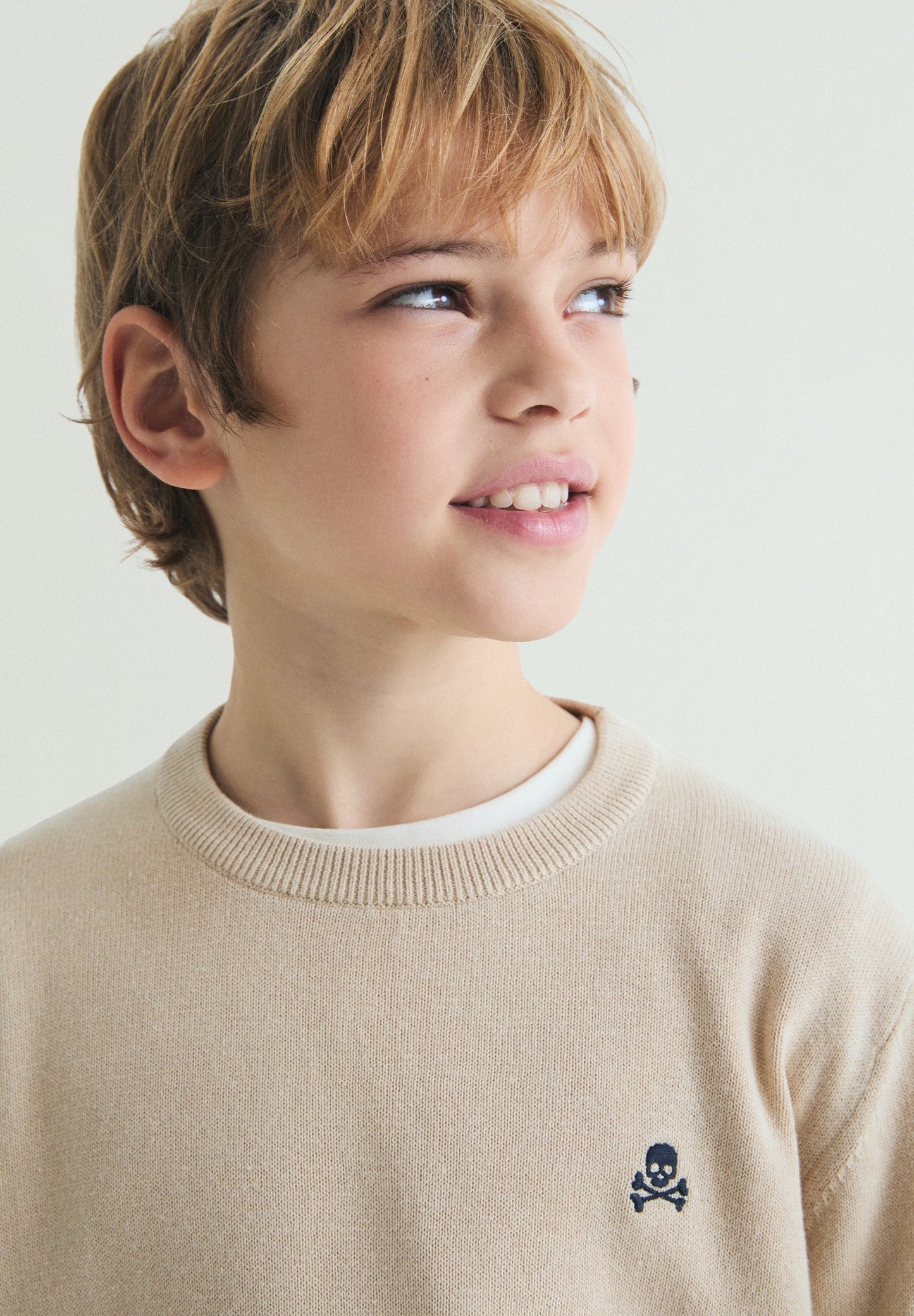 MAGLIA DI COTONE COLLO ROTONDO