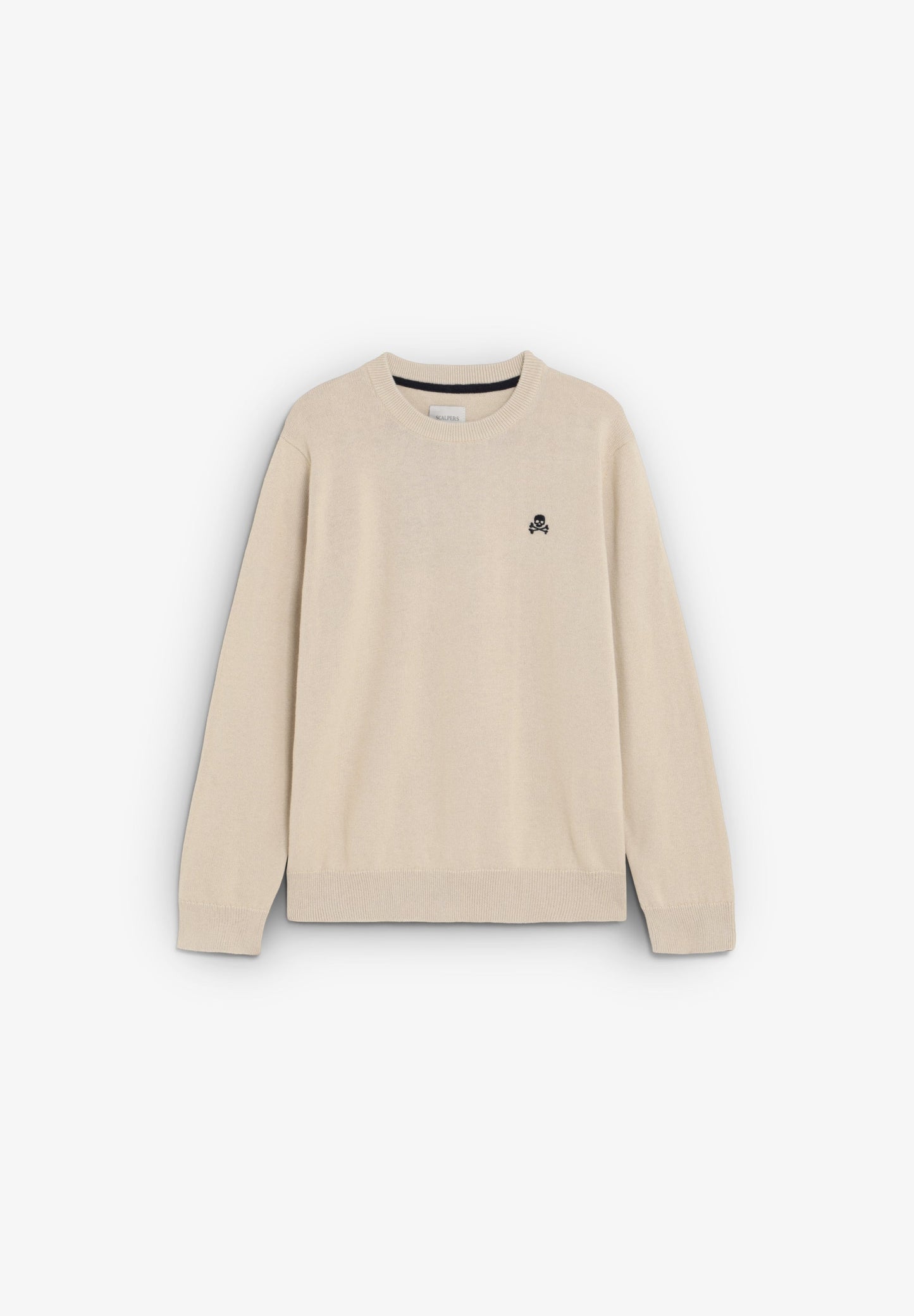 ROUND NECK COTTON SWEATER