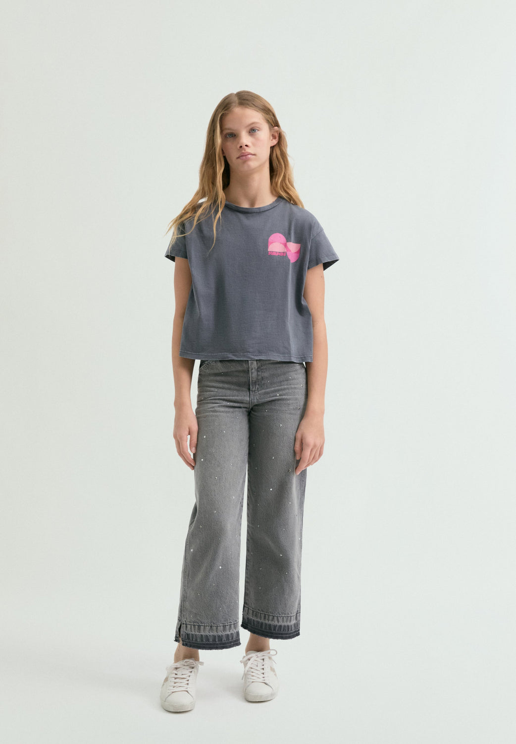 CAMISETA ESTAMPADA CONTRASTE - Scalpers
