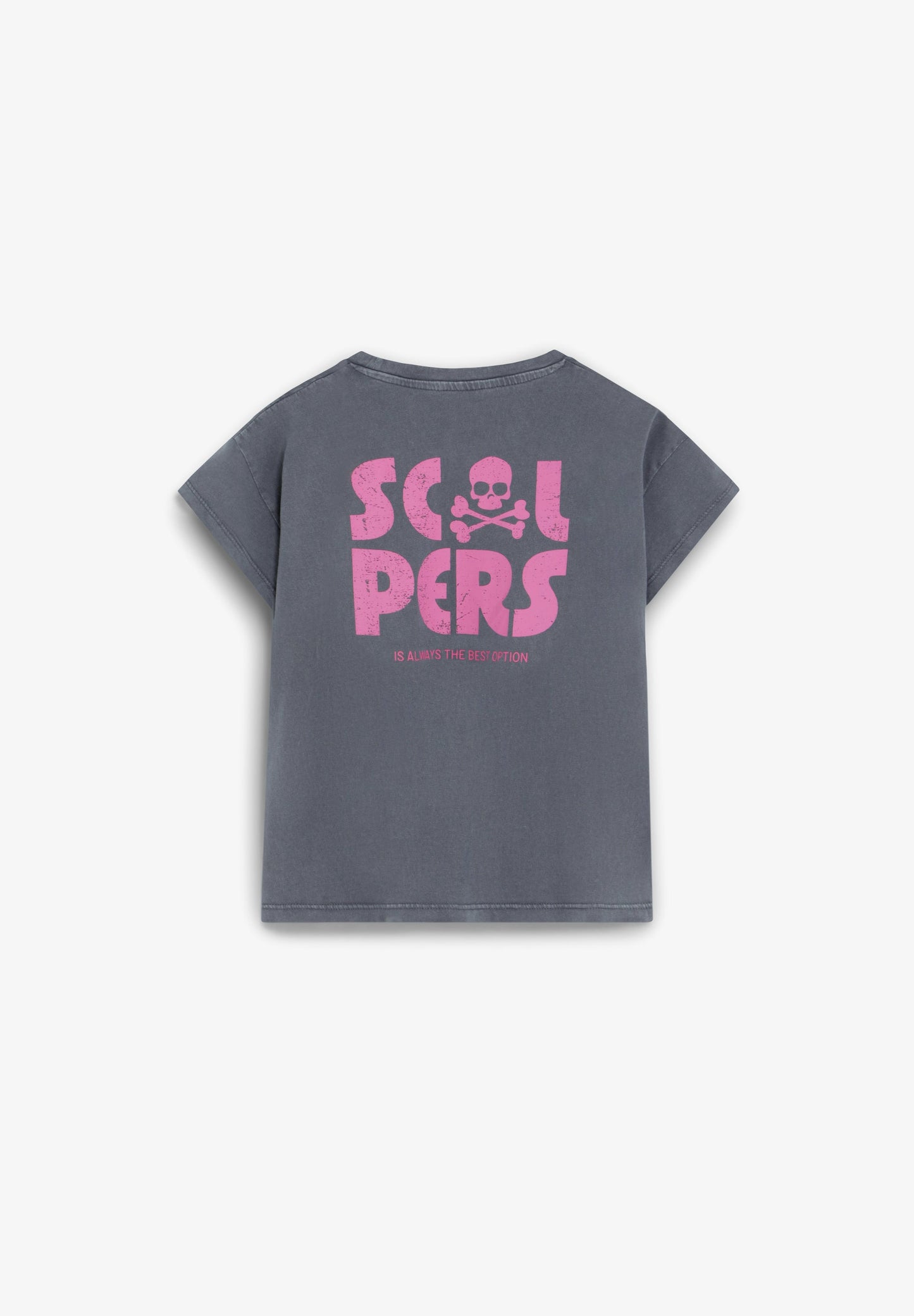 T-SHIRT MIT FARBLICH ABGESETZTEM PRINT