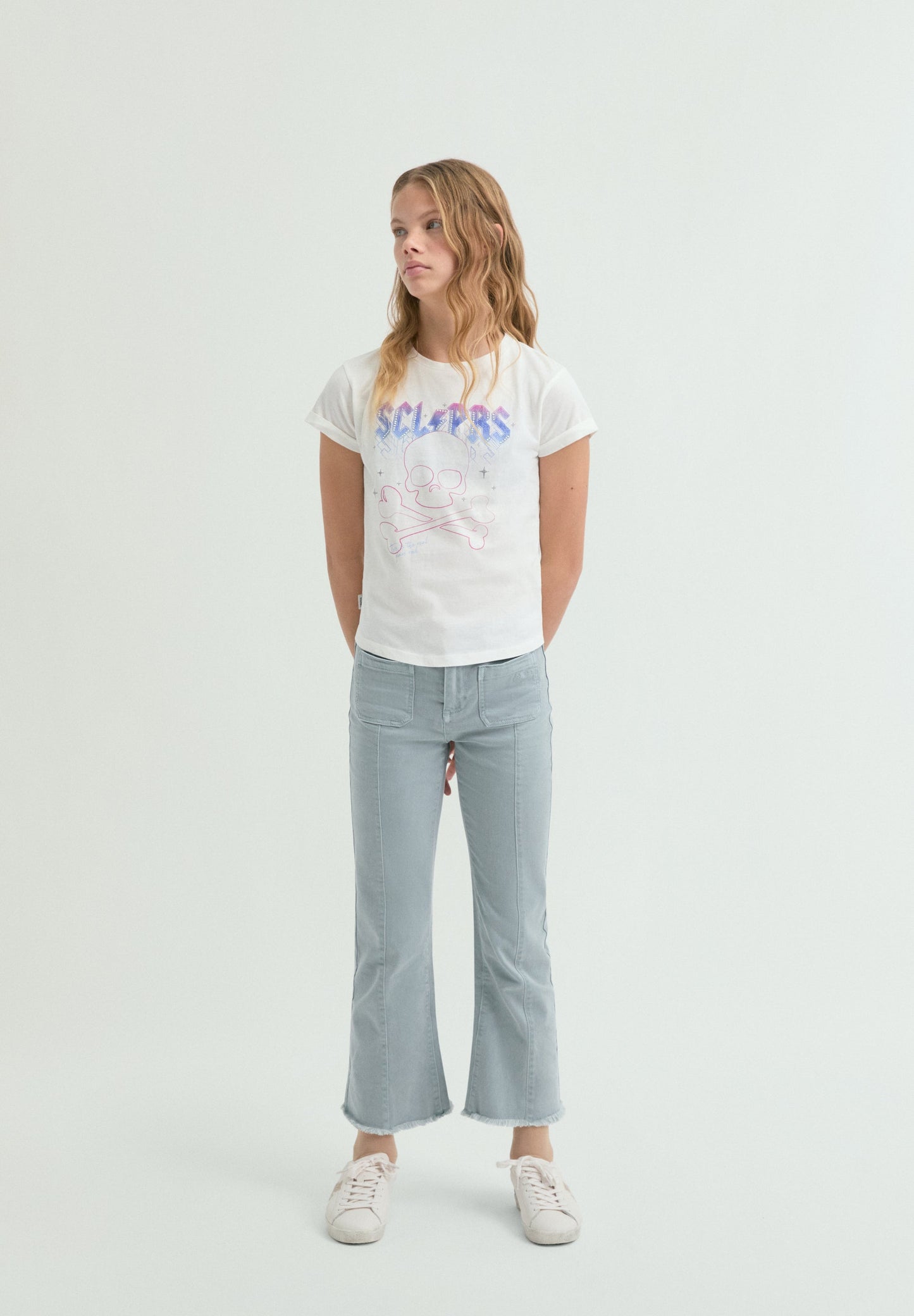 T-SHIRT IMPRIMÉ STRASS