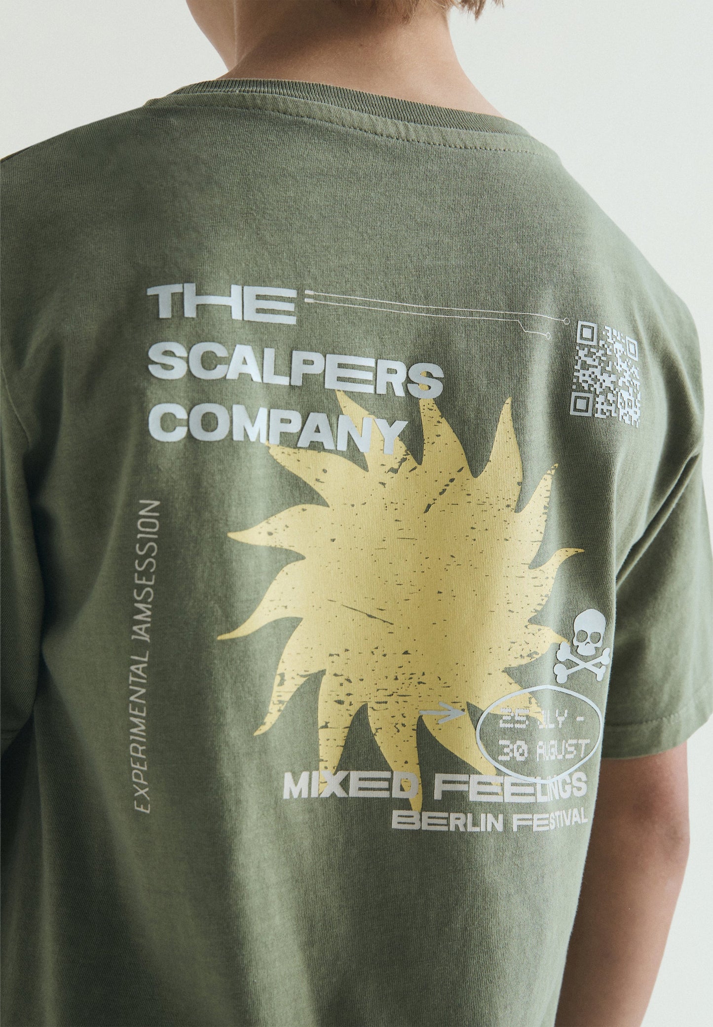 T-SHIRT MIT MIXED FEELINGS-PRINT