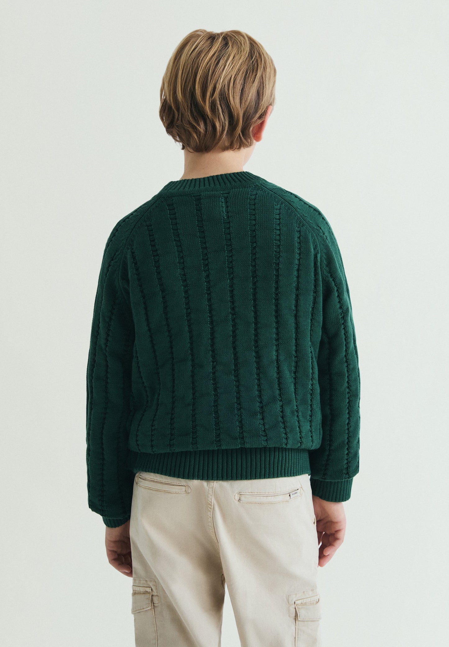 RAGLAN SLEEVE KNIT SWEATER