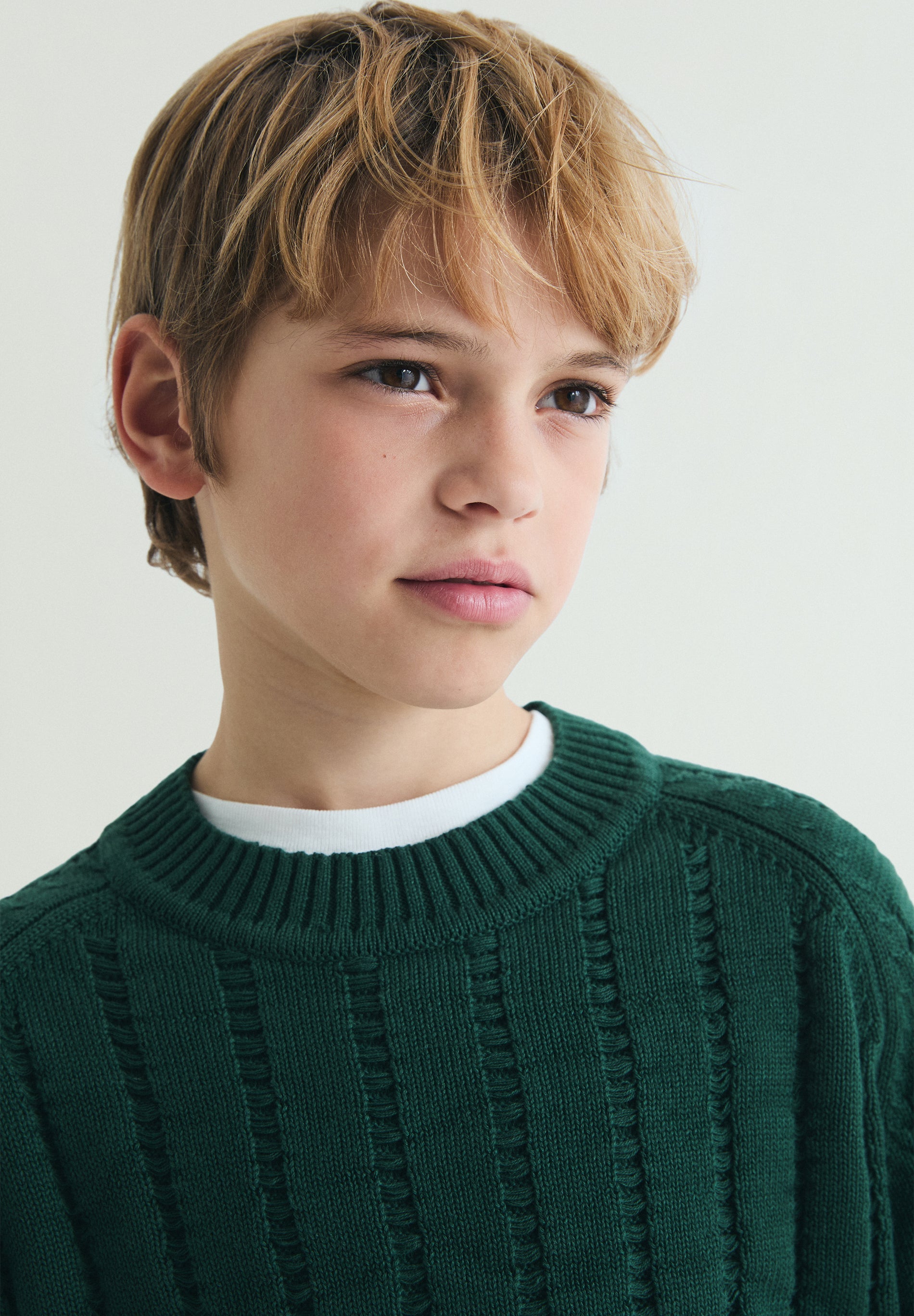 STRICKPULLOVER MIT RAGLANÄRMELN