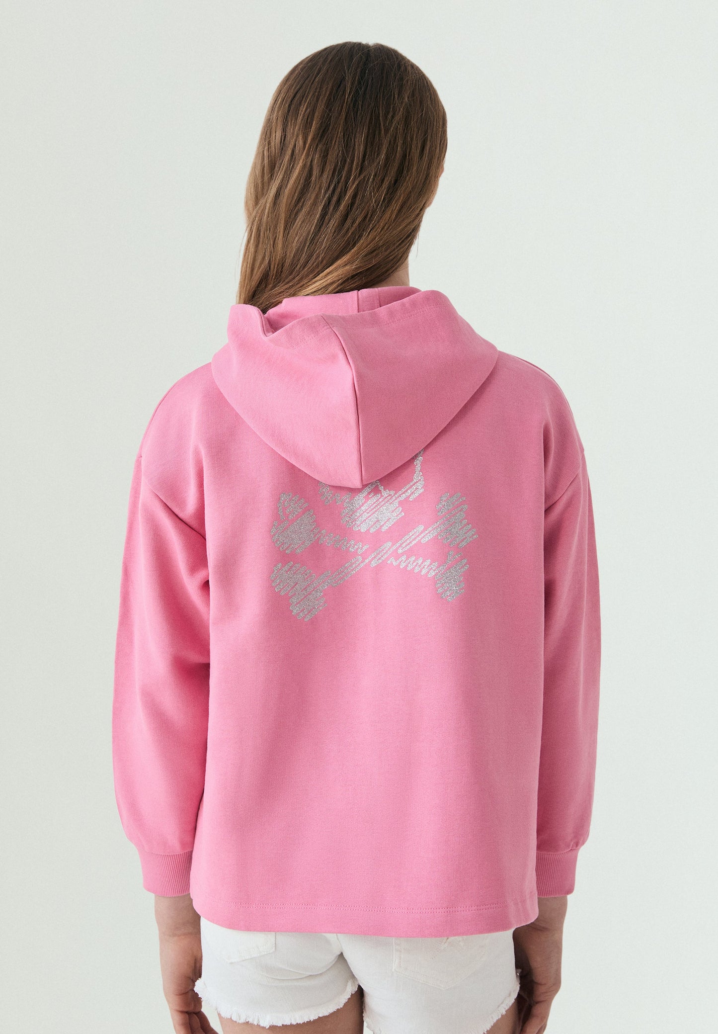 HOODY MIT KAPUZE UND REISSVERSCHLUSS
