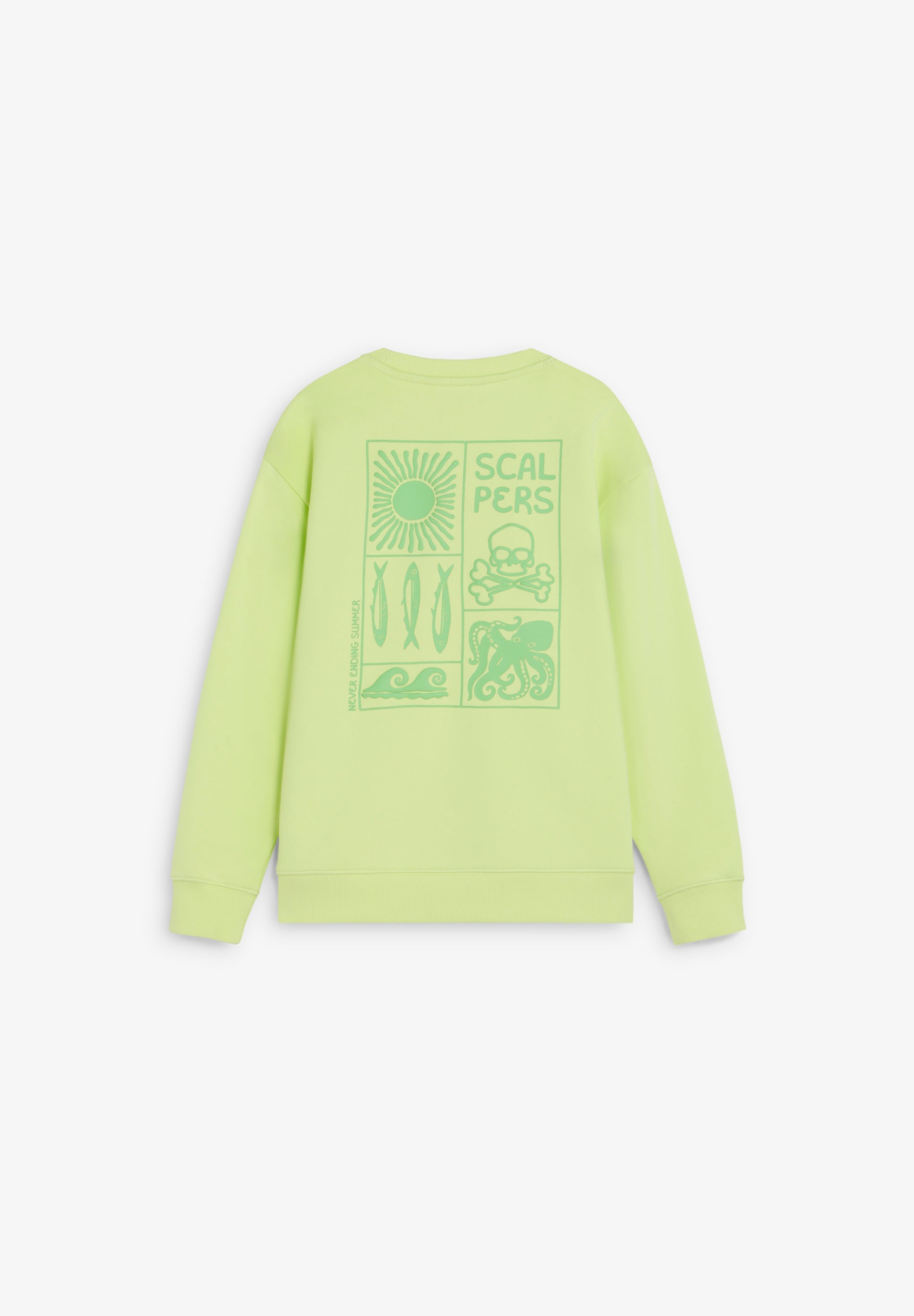 OCEAN PRINT SWEATSHIRT