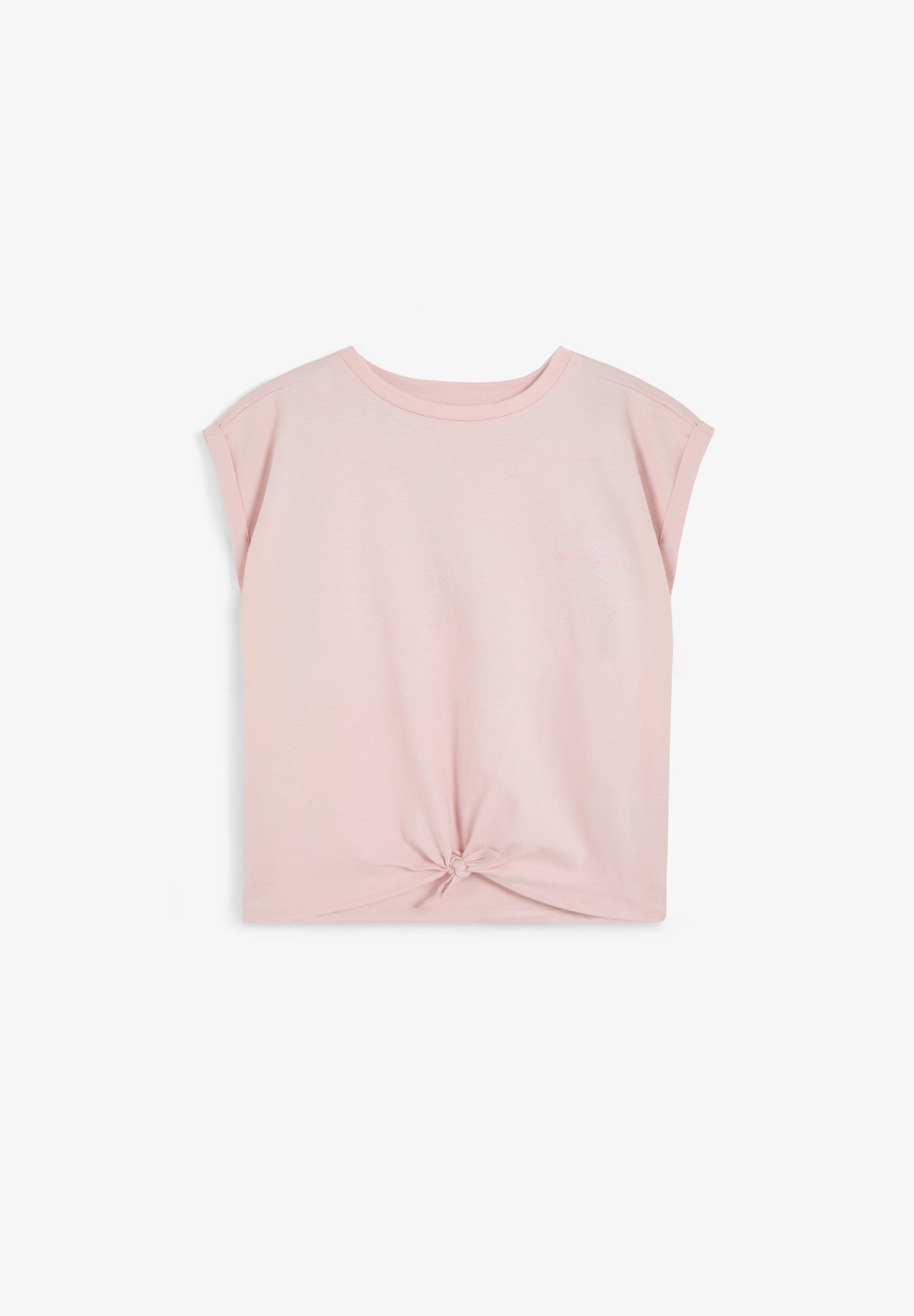 T-SHIRT WITH KNOT AND SKULL