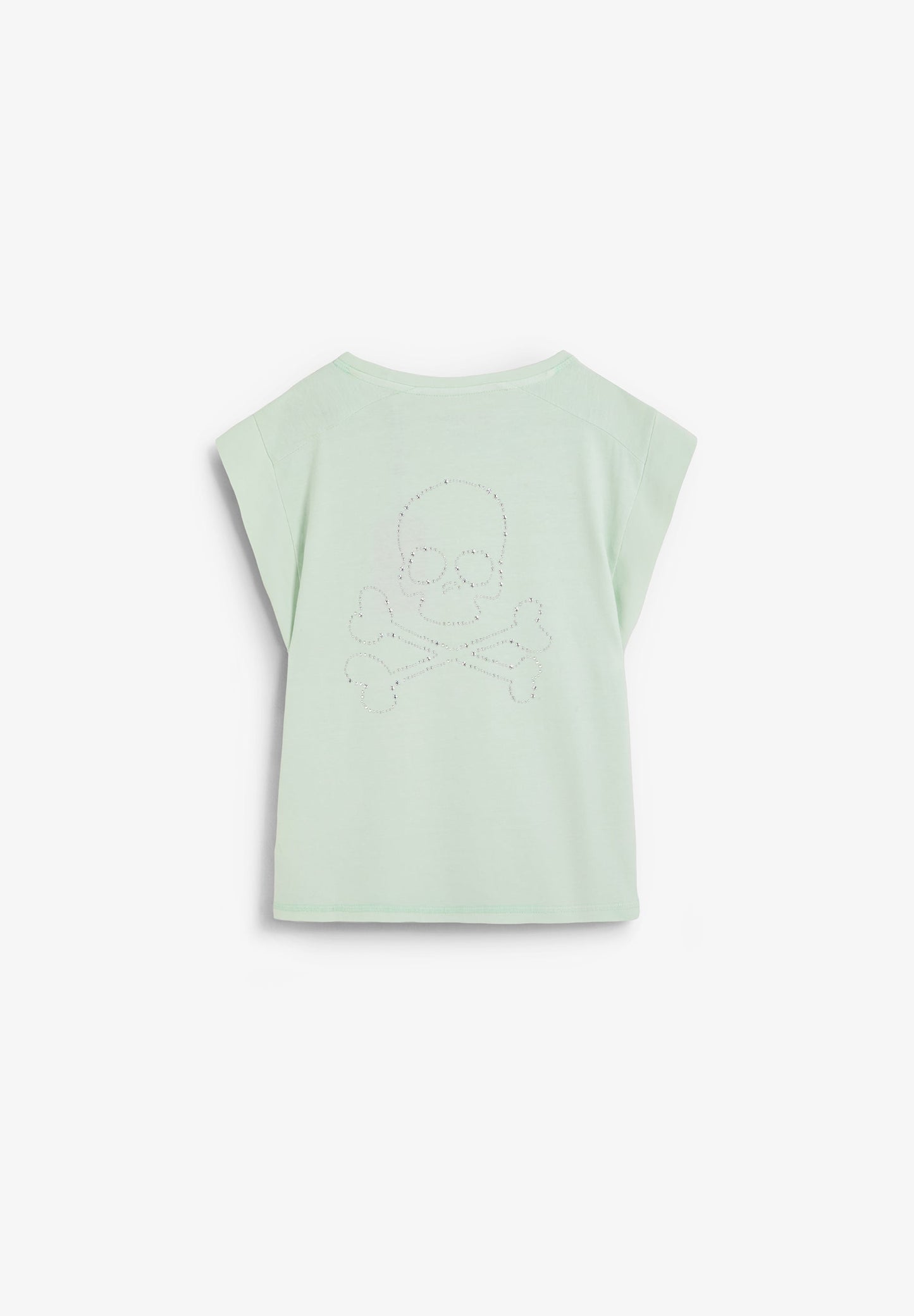 SKULL T-SHIRT WITH STUDS