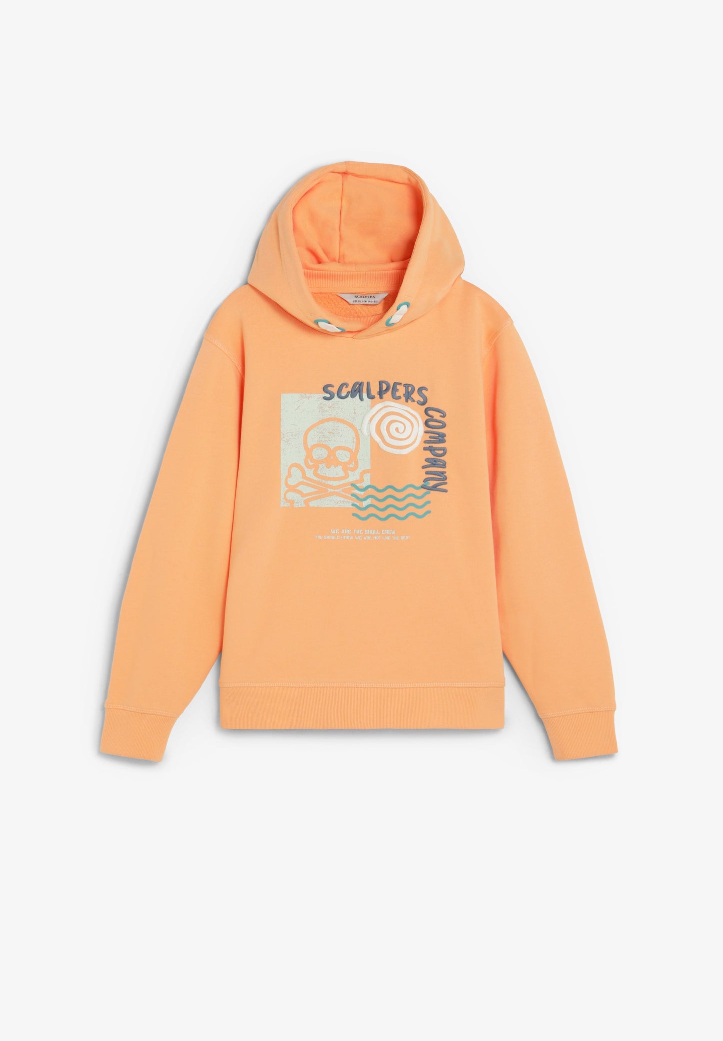 HOODY MIT KAPUZE UND TOTENKOPF-PRINT