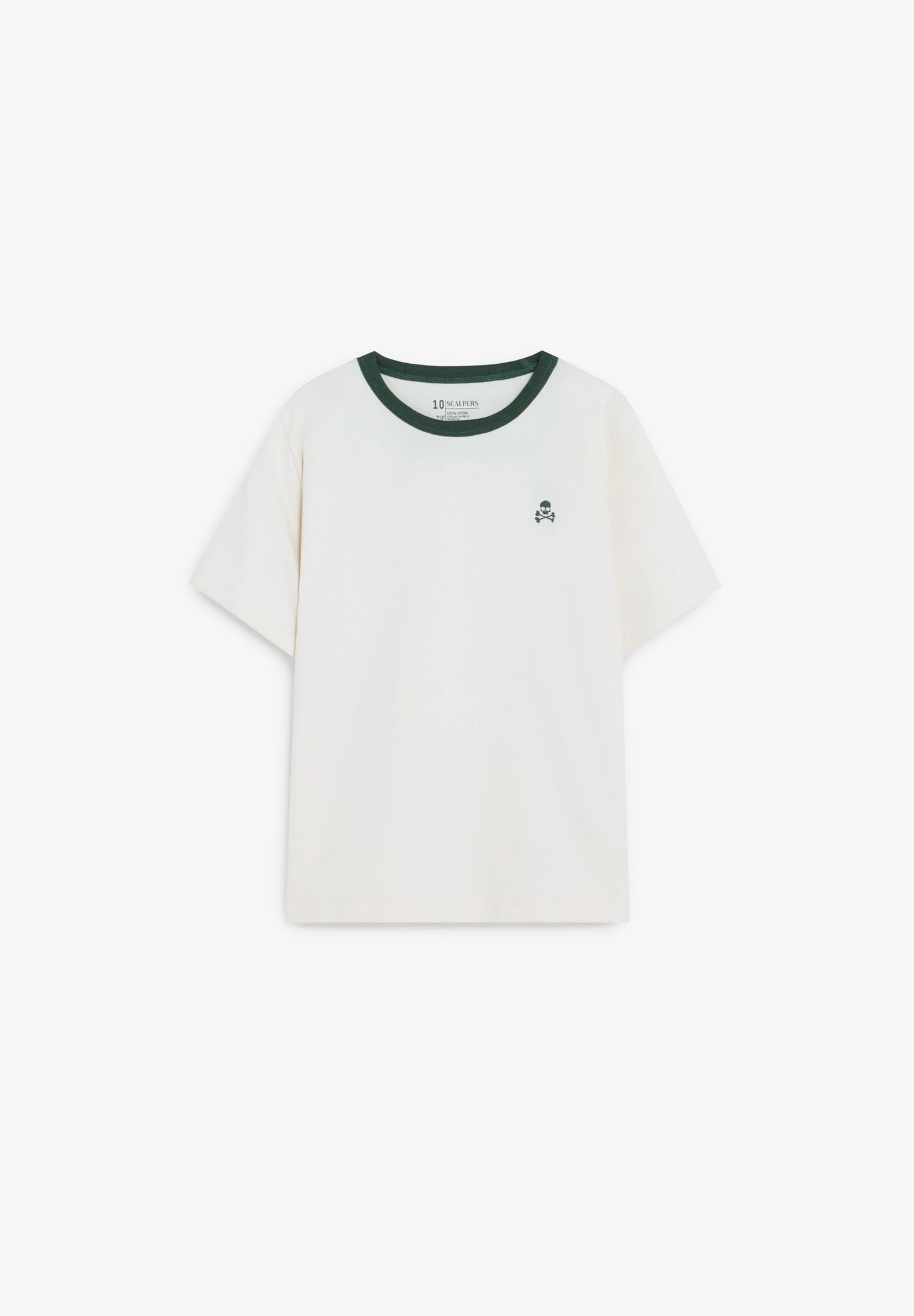 T-SHIRT COL CONTRASTANT