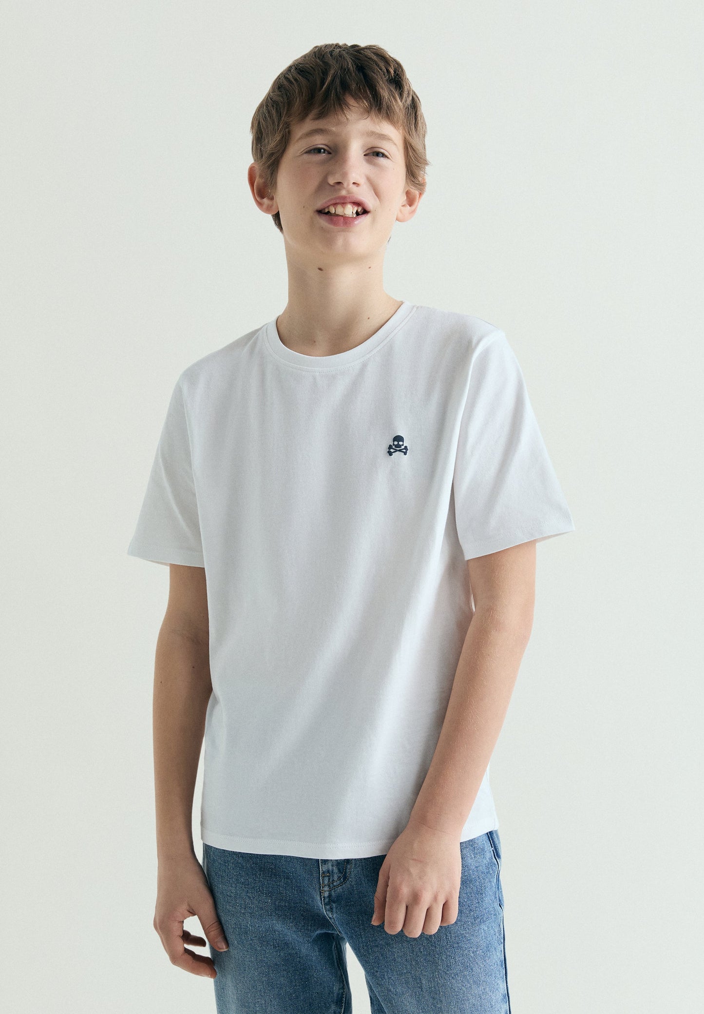 T-SHIRT MIT COOLER-PRINT