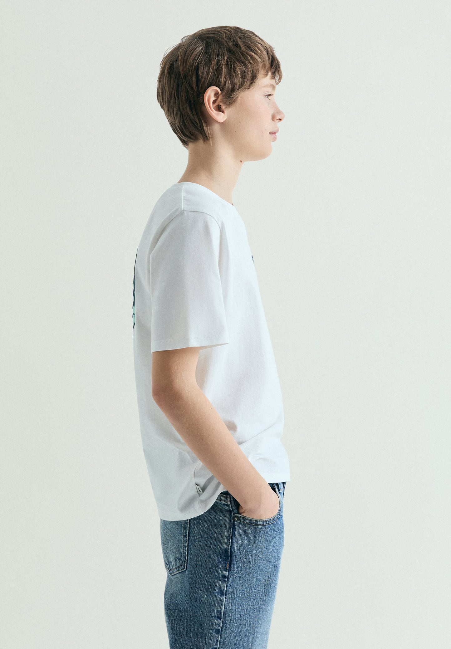 T-SHIRT MIT COOLER-PRINT