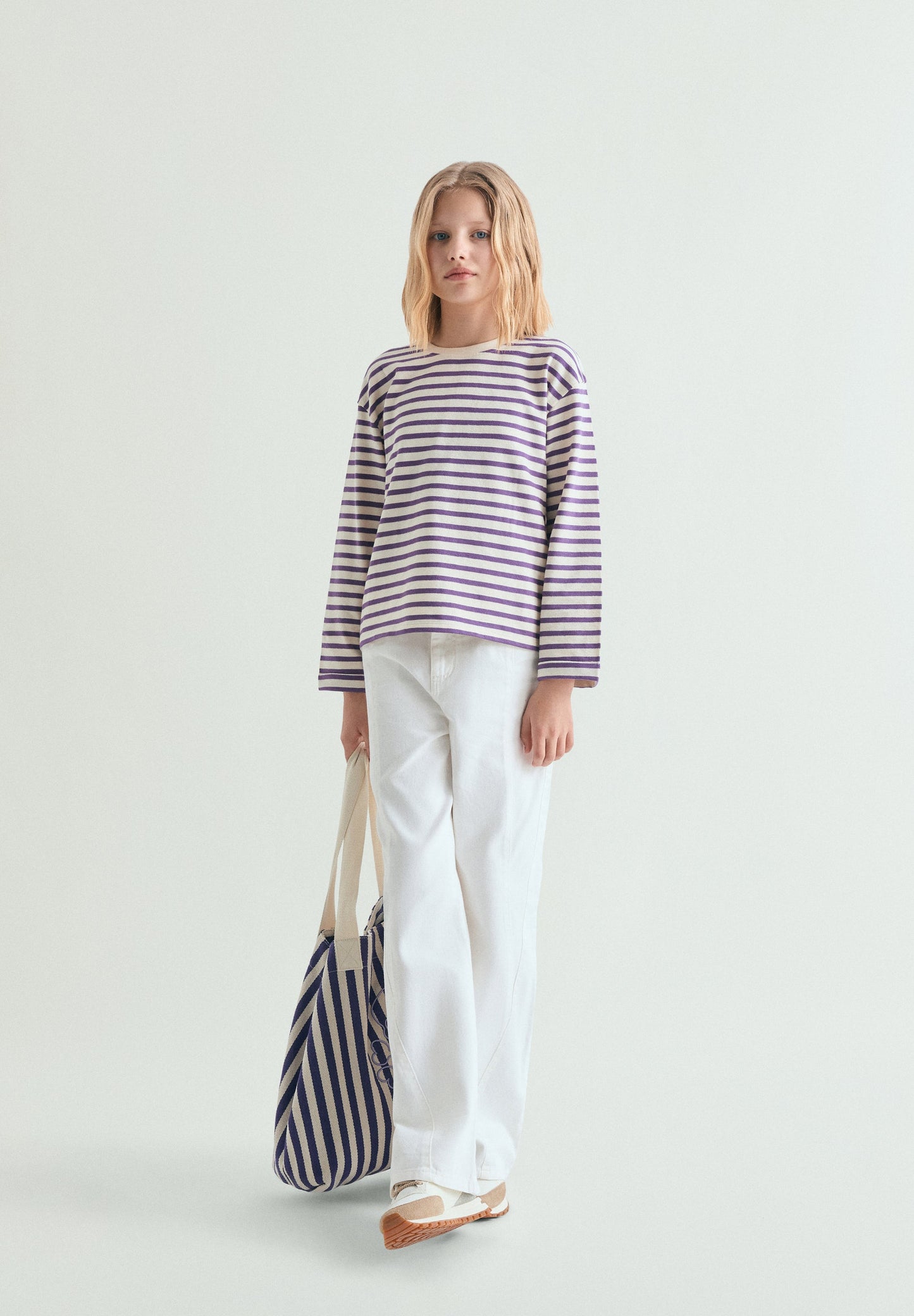 SKULL AND STRIPES T-SHIRT