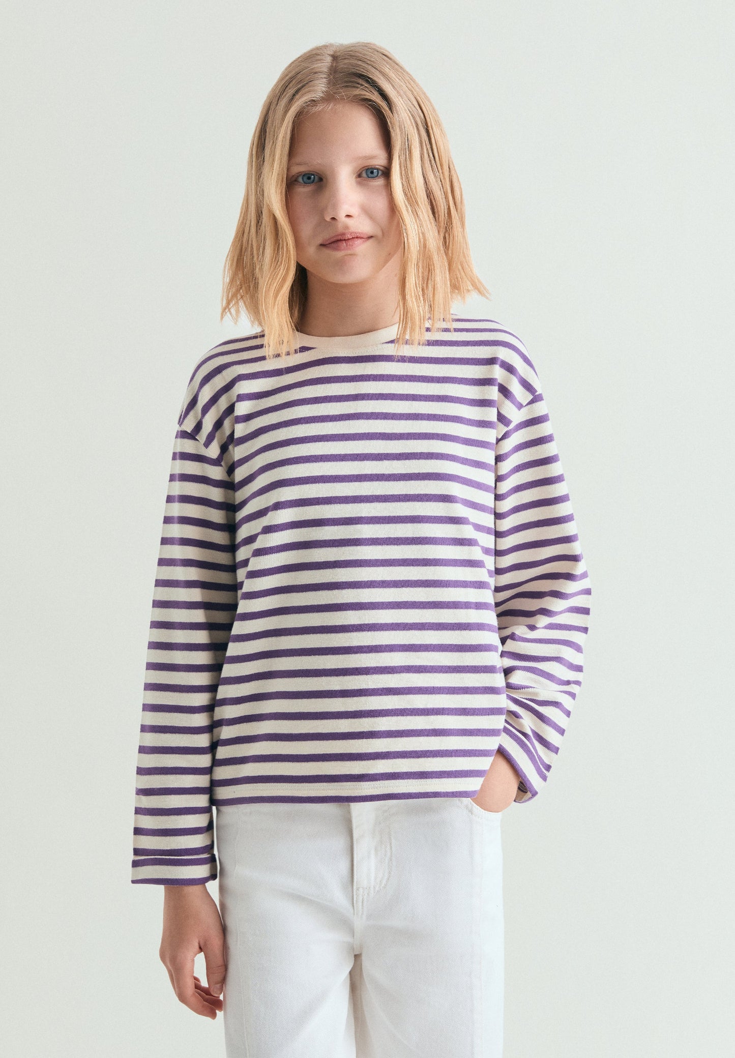 SKULL AND STRIPES T-SHIRT